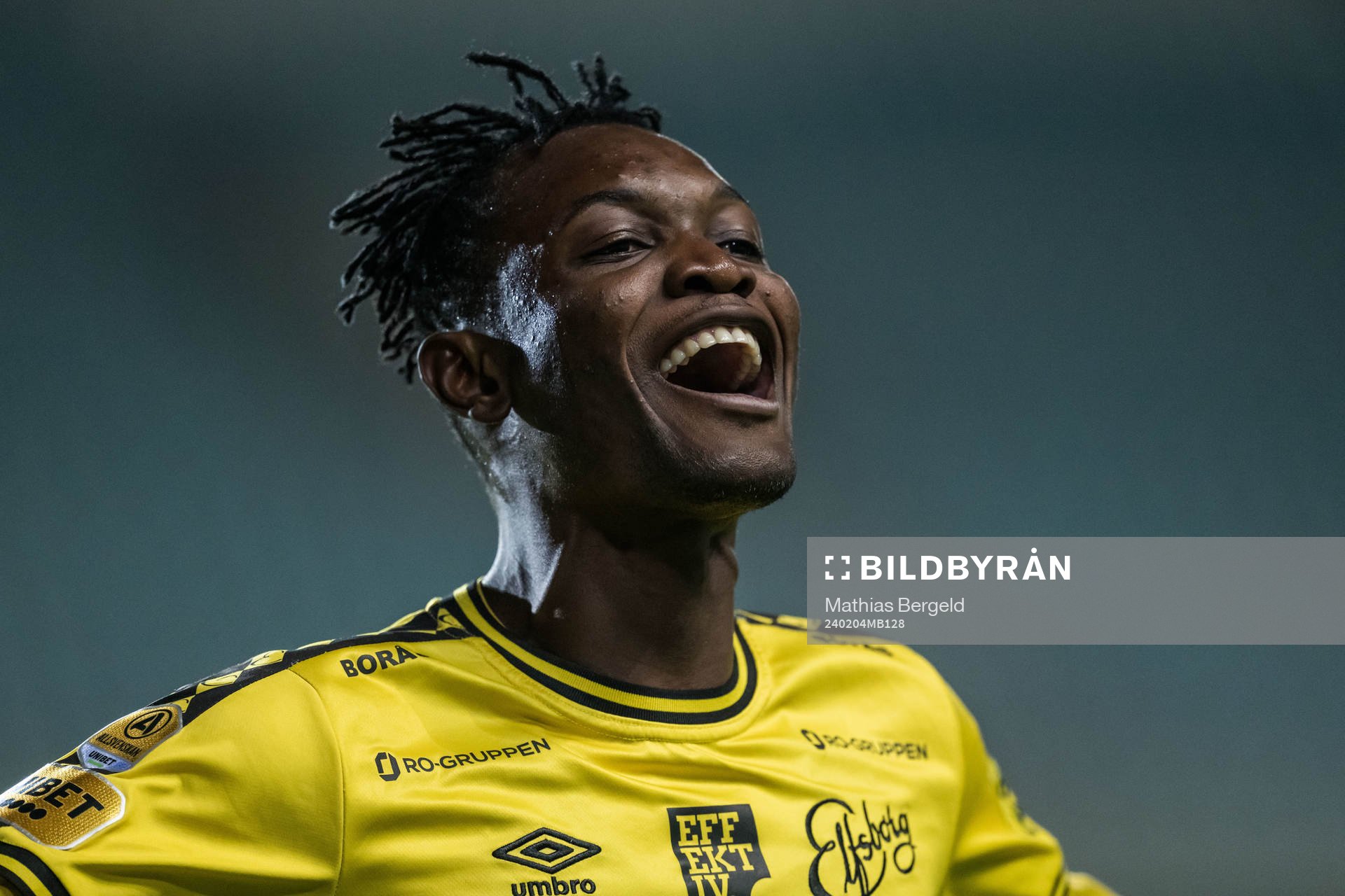 Jalal Abdullah of Elfsborg celebrates