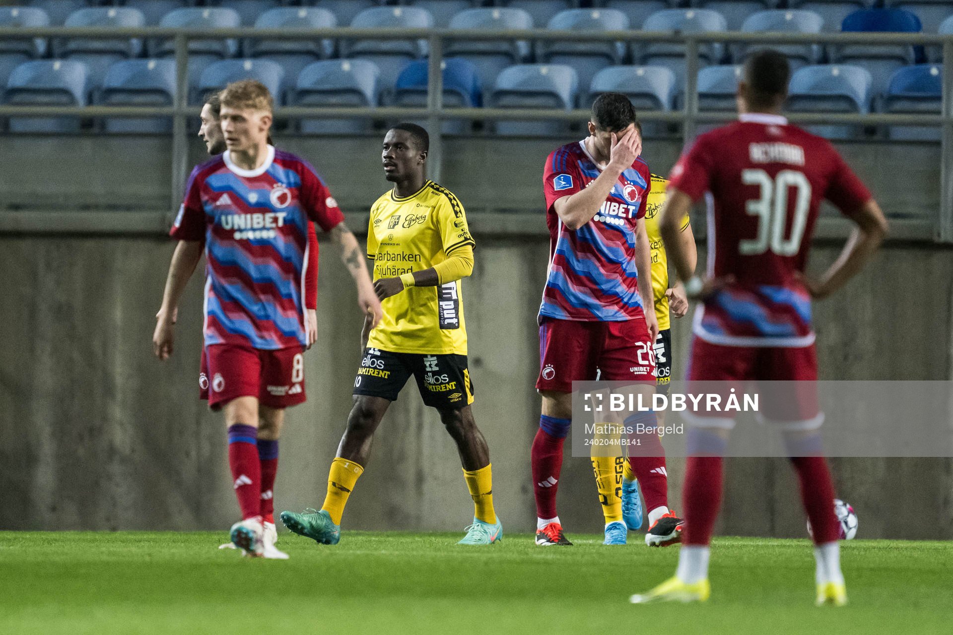 Michael Baidoo of Elfsborg celebrates