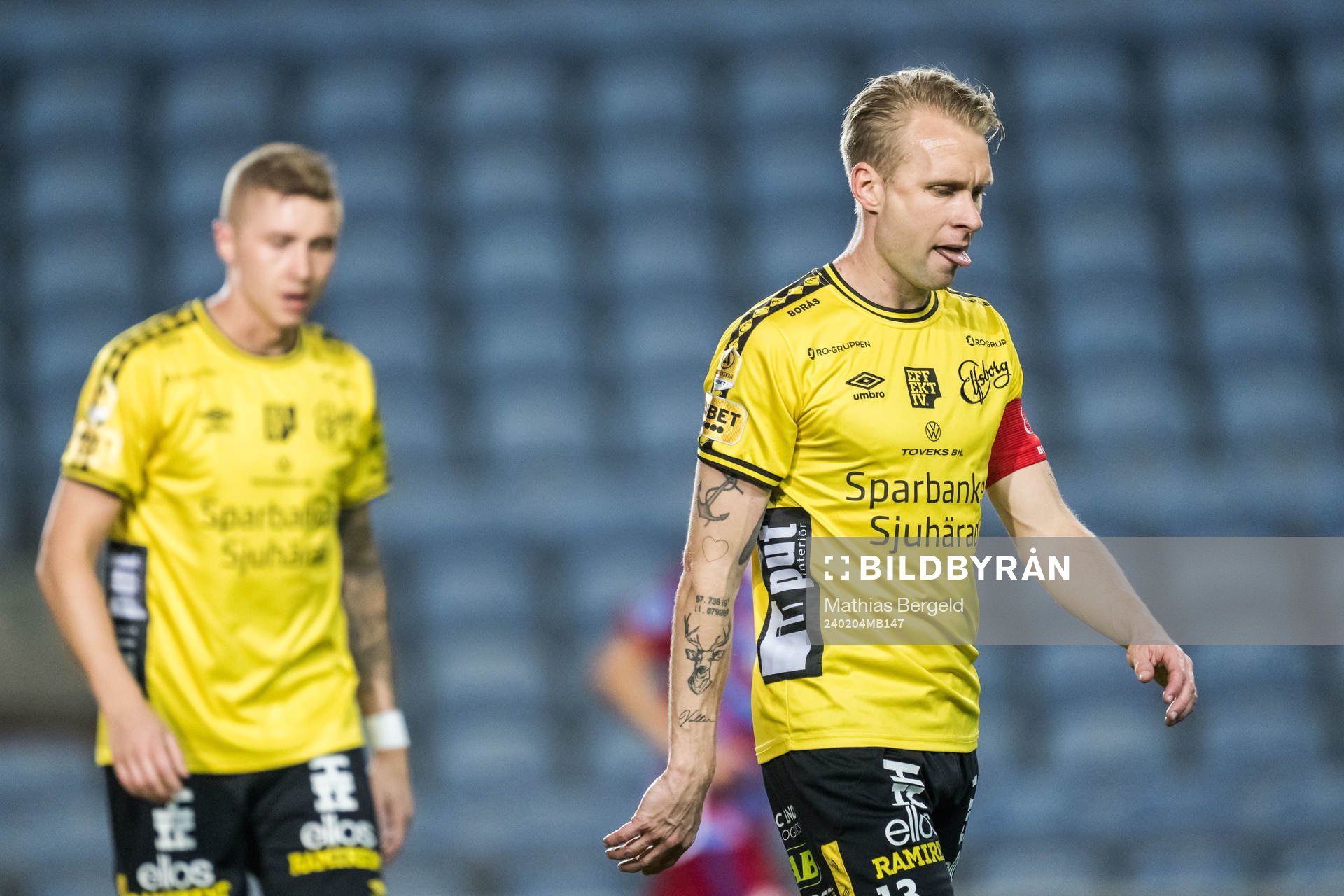 Johan Larsson of Elfsborg looks dejected