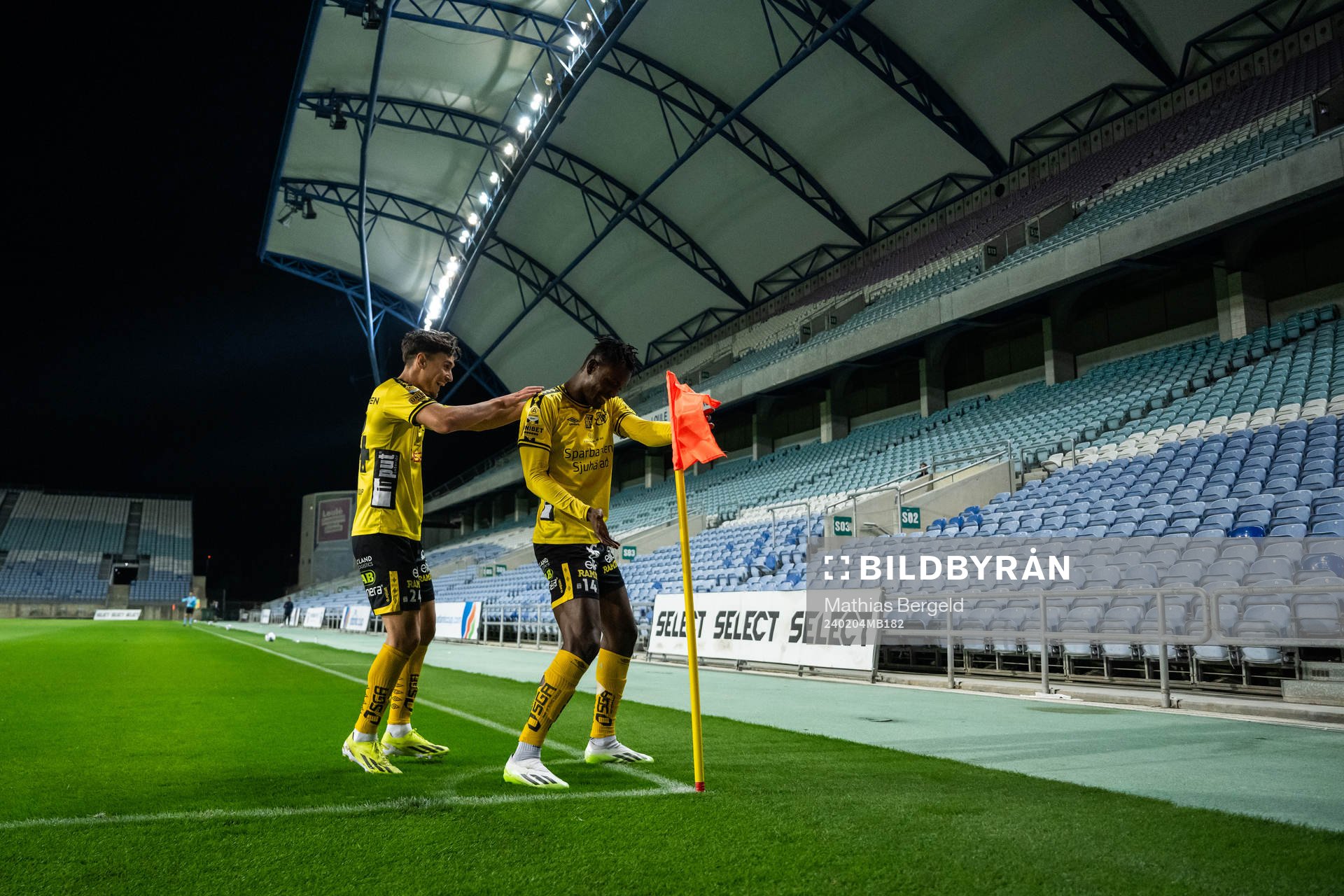 Camil Jebara and Jalal Abdullah of Elfsborg celebrate