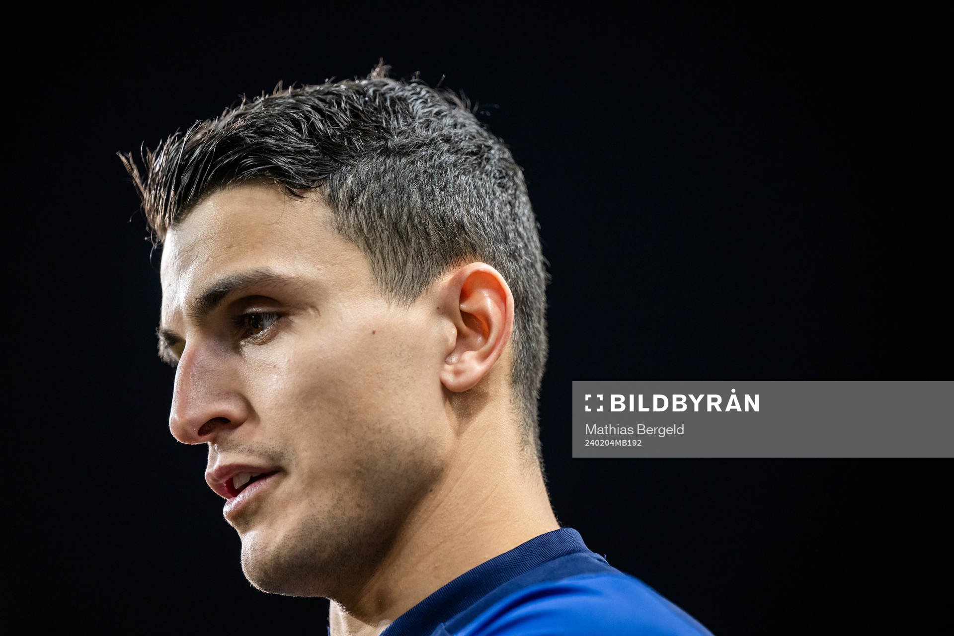 Mohamed Elyounoussi of FC Copenhagen is interviewed