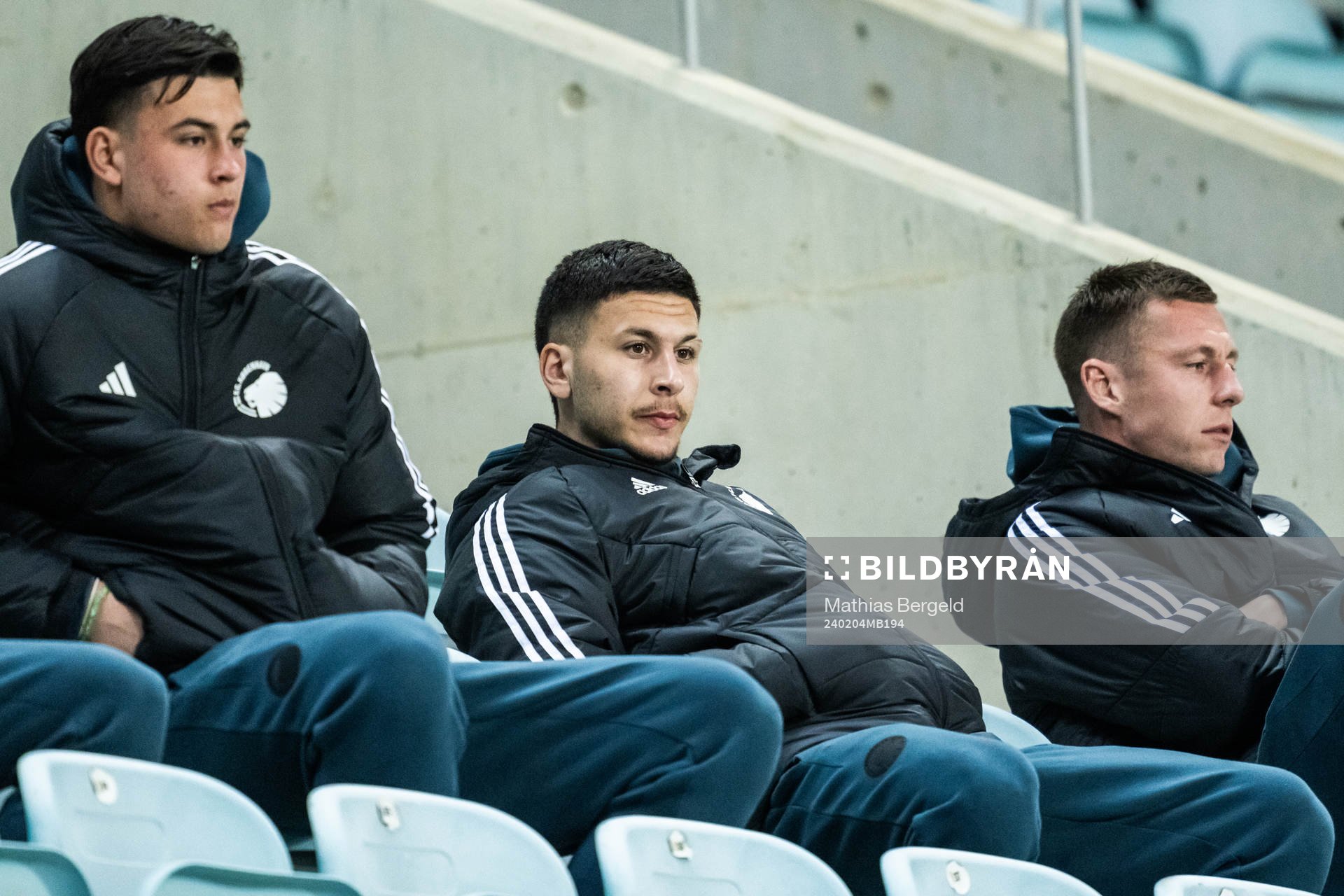 Roony Bardghji of FC Copenhagen in the stands