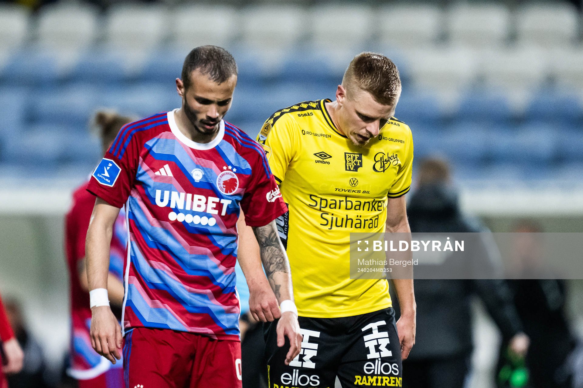 Diogo Goncalves of FC Copenhagen and Per Frick of Elfsborg