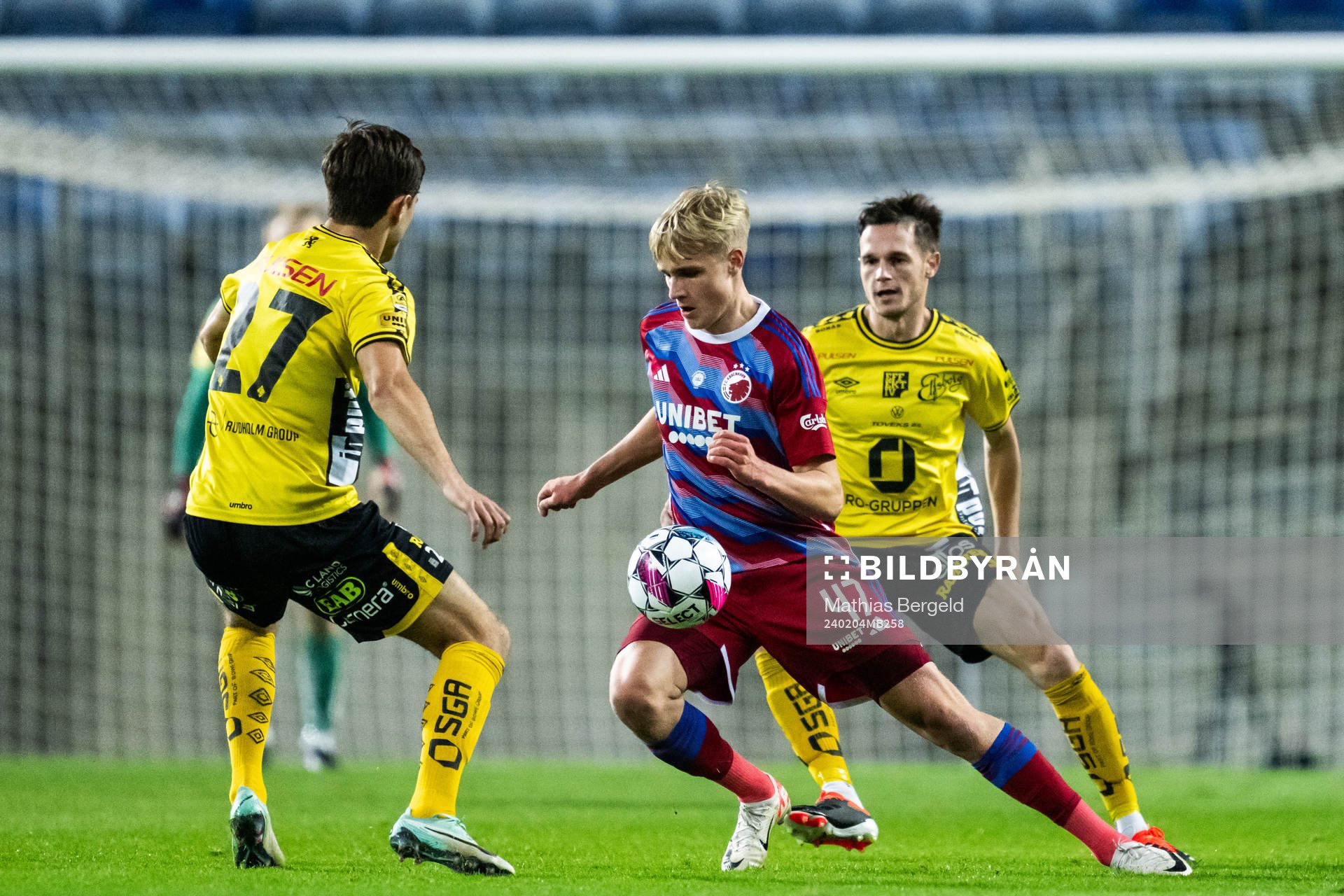 Victor Froholdt of FC Copenhagen and Jens Jakob Dyhr