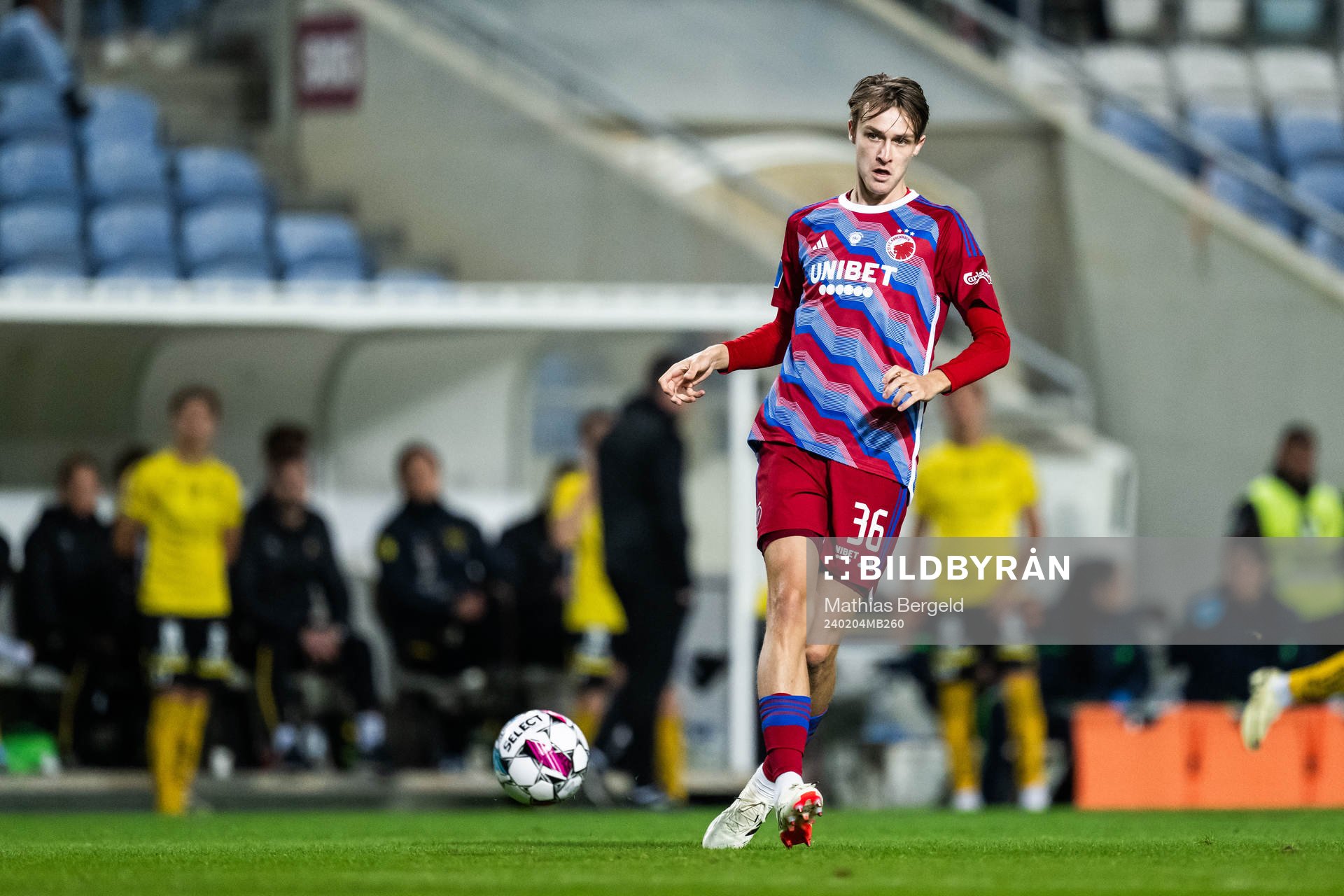 William Clem of FC Copenhagen during the Atlantic Cup football match between Elfsborg and FC Copenhagen on February 4, 2024 in Faro. 