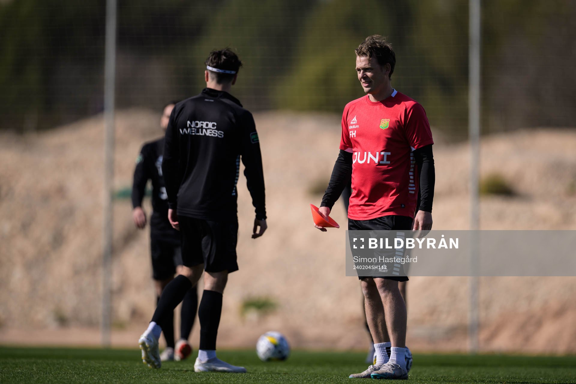 Head coach Fredrik Holmberg of GAIS