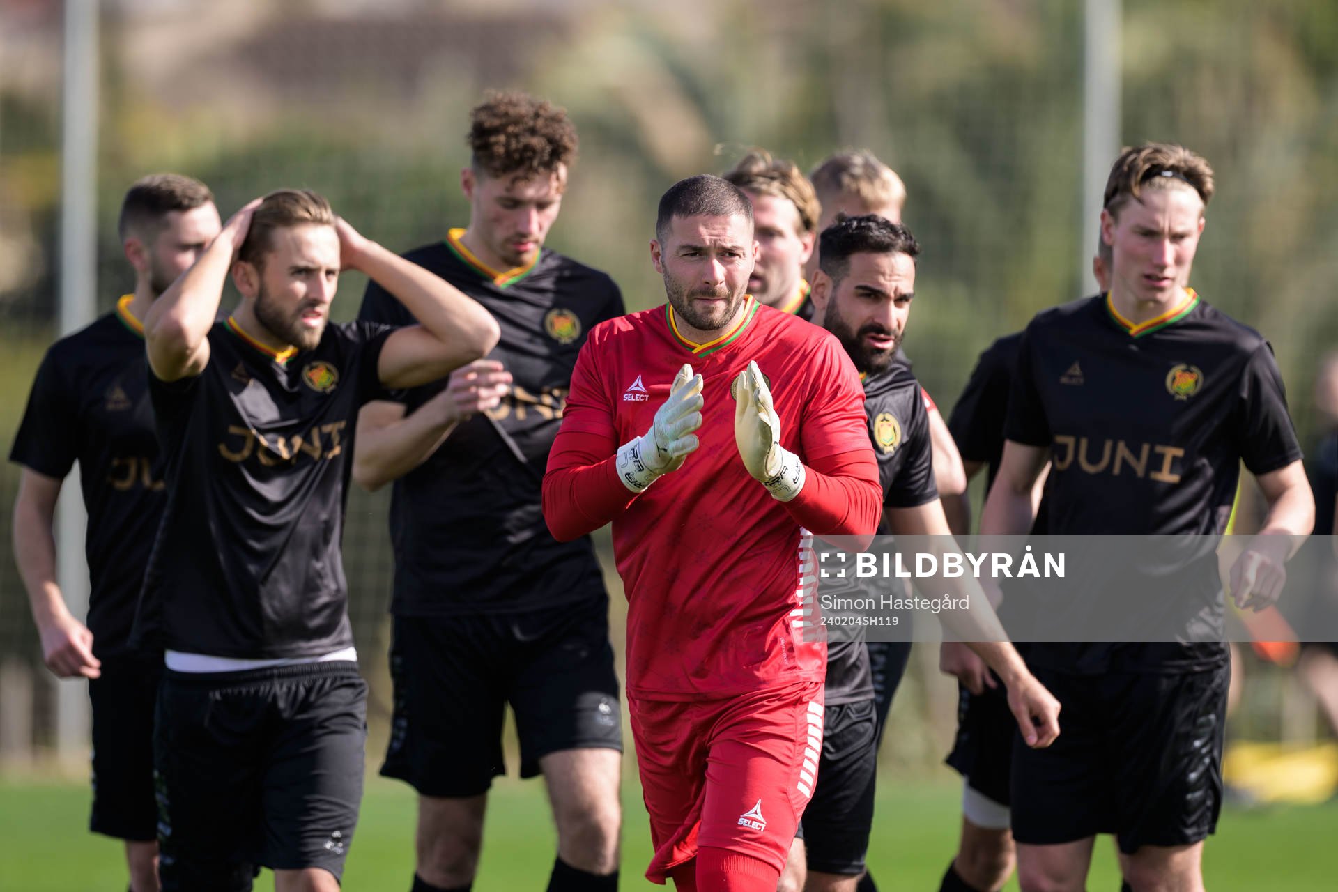 Goalkeeper Mergim Krasniqi of GAIS