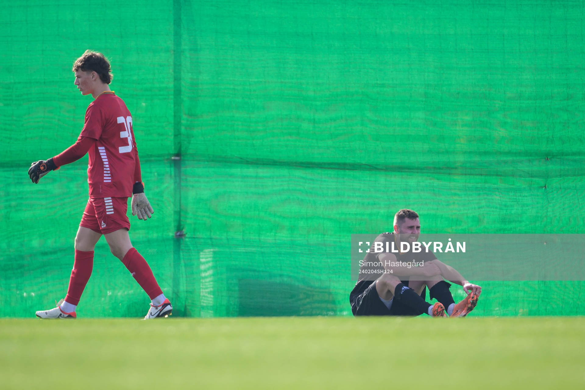 Axel Noren of GAIS looks dejected