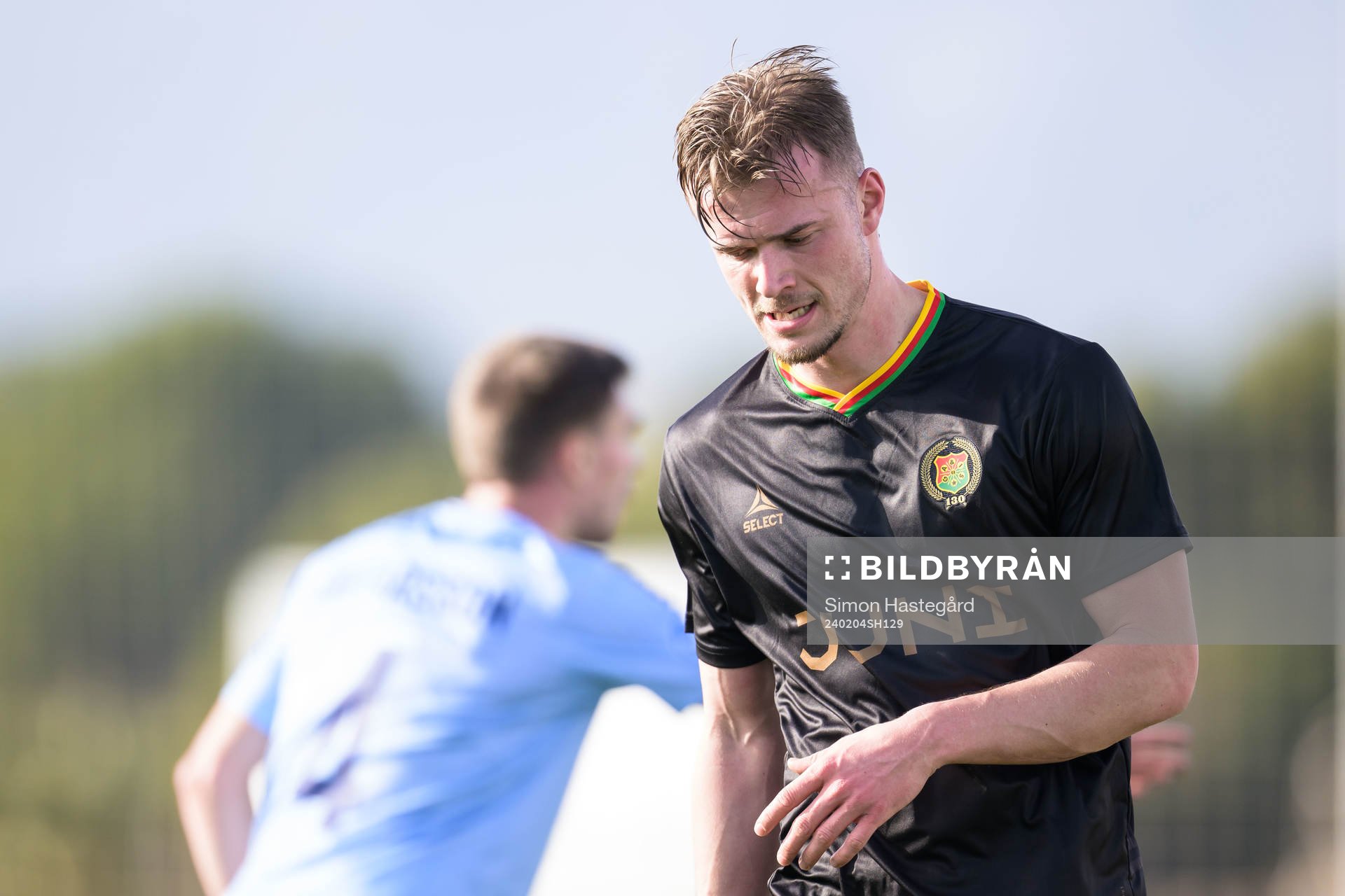 Alexander Ahl Holmström of GAIS celebrates