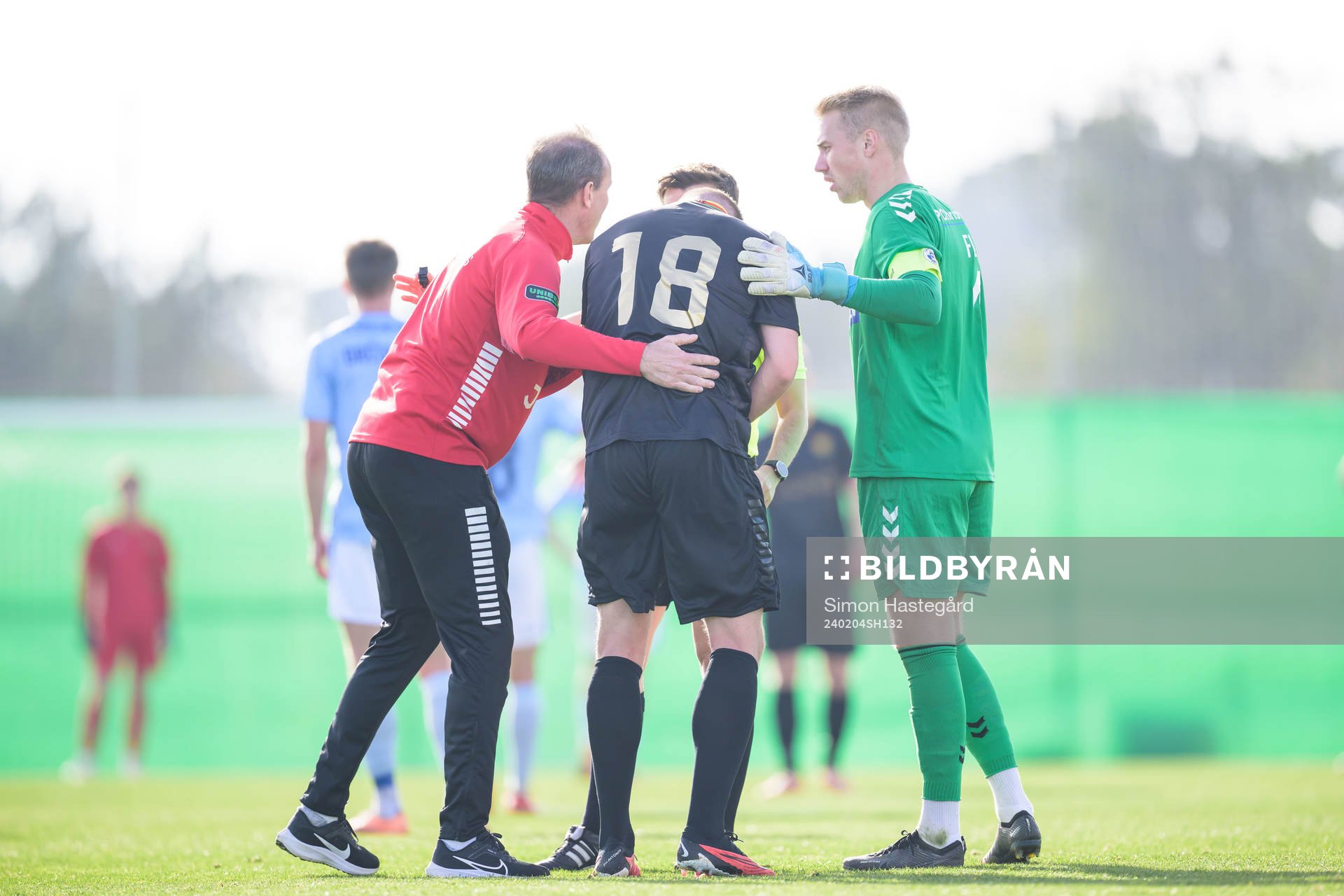 Alexander Ahl Holmström of GAIS looks dejected