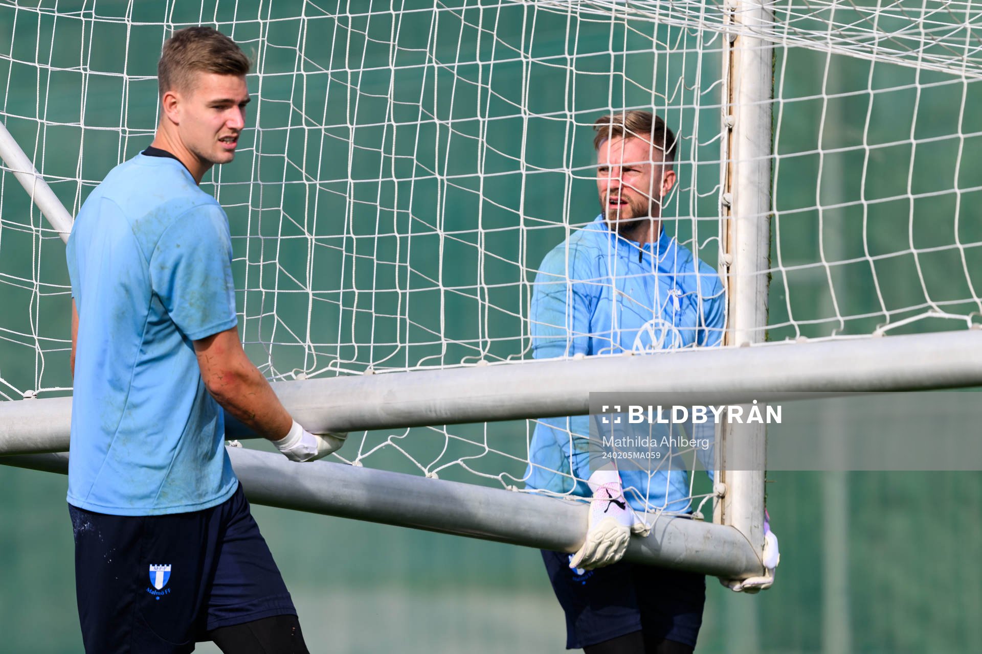 Malmö FFs målvakt Mathias Nilsson och målvakt Ricardo