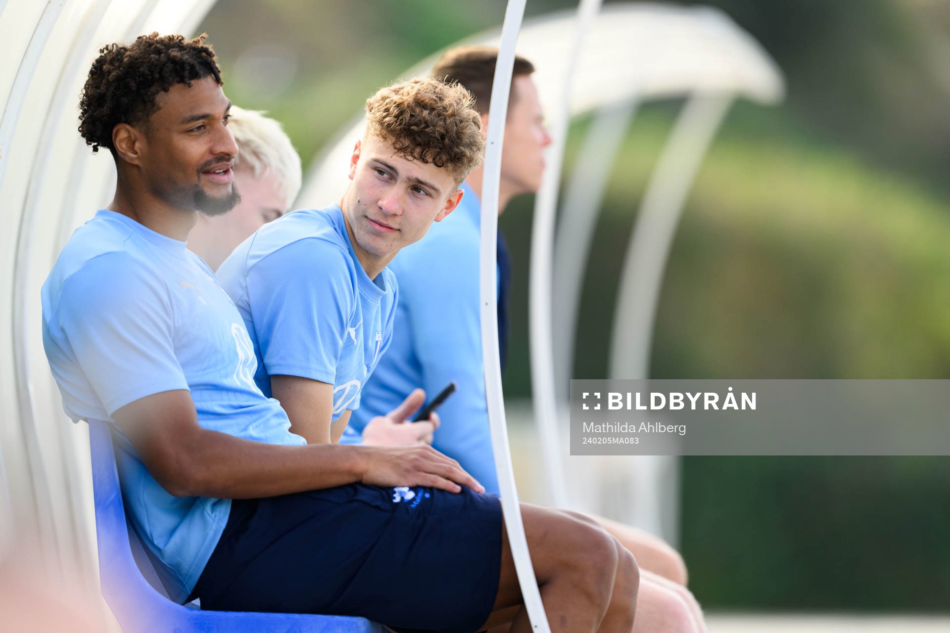 Malmö FFs Joseph Ceesay och Hugo Bolin