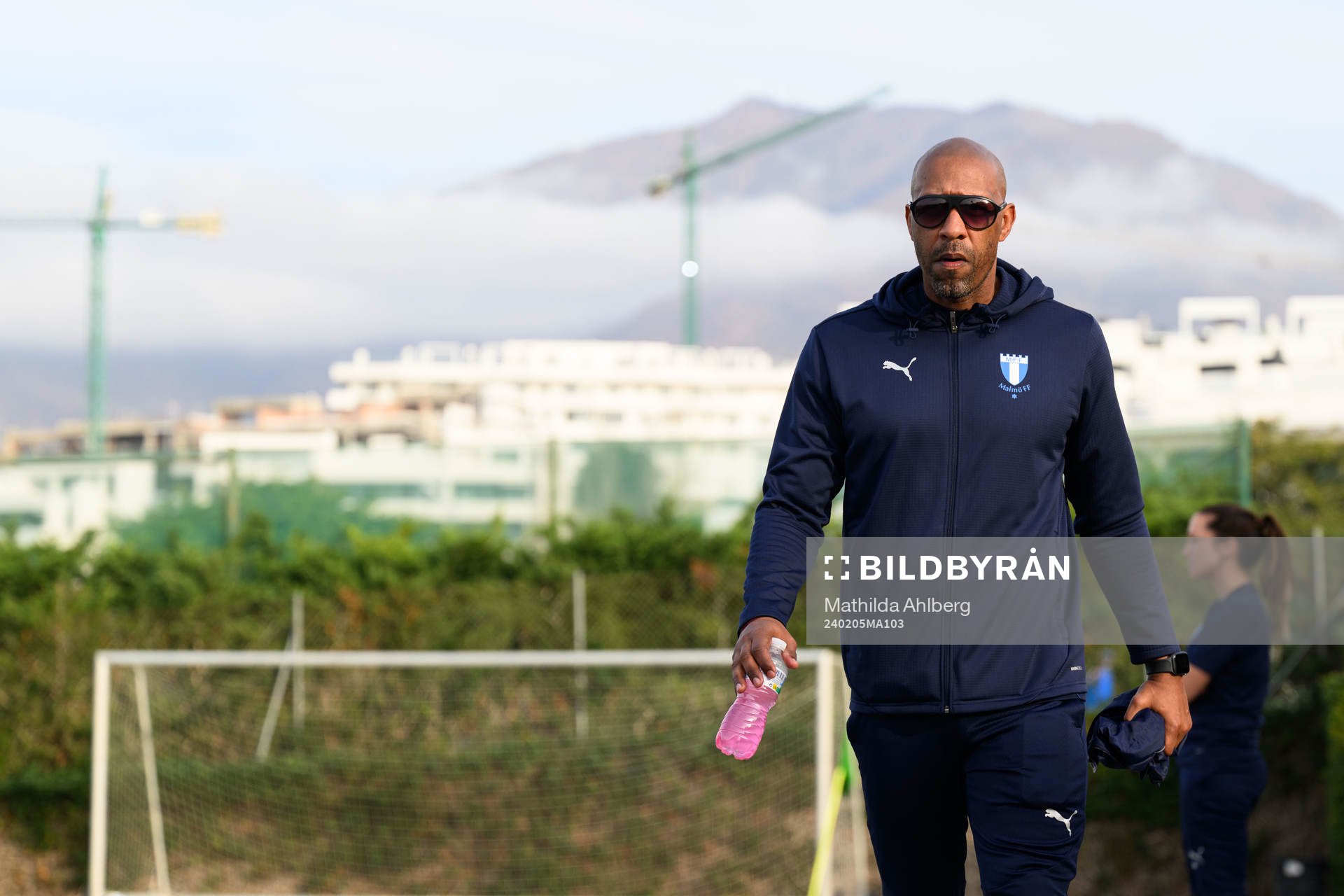 Malmö FFs scout Jeffrey Aubynn