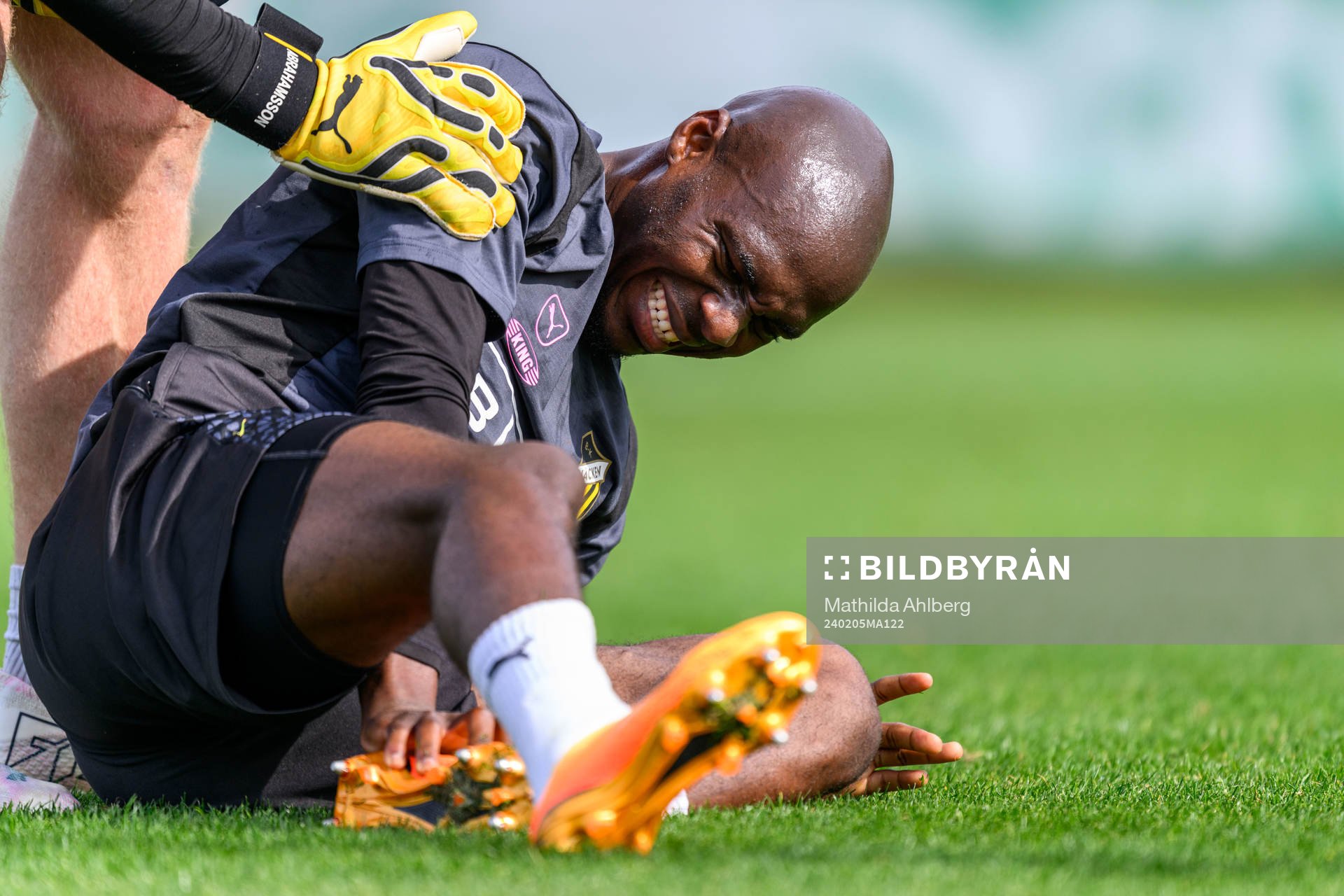 Edward Chilufya har ont
