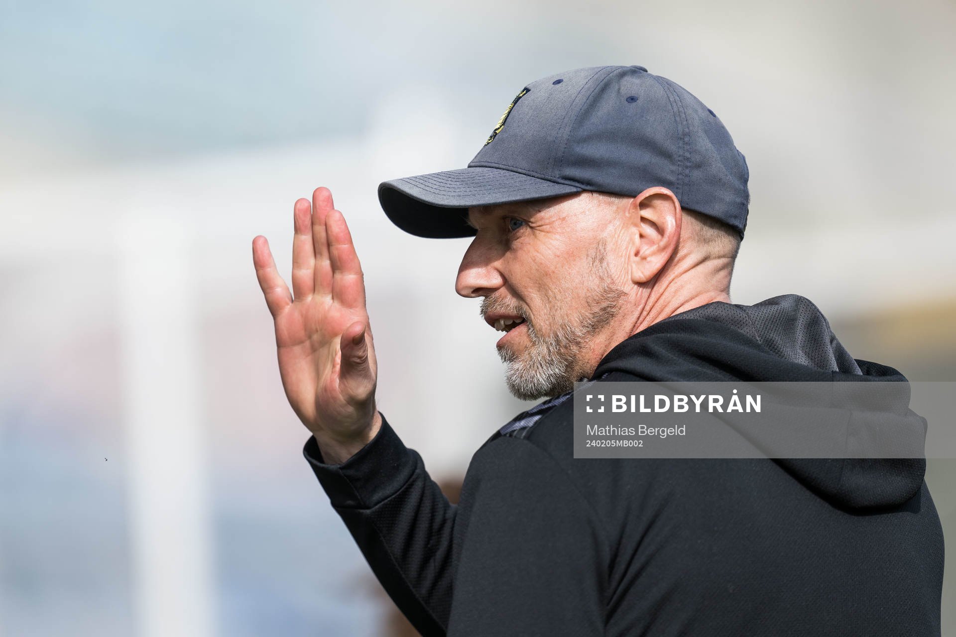 Head coach Head coach Jesper Sørensen of Brøndby ahead of the Atlantic Cup football match between FC Copenhagen and Brøndby on February 5, 2024 in Faro.