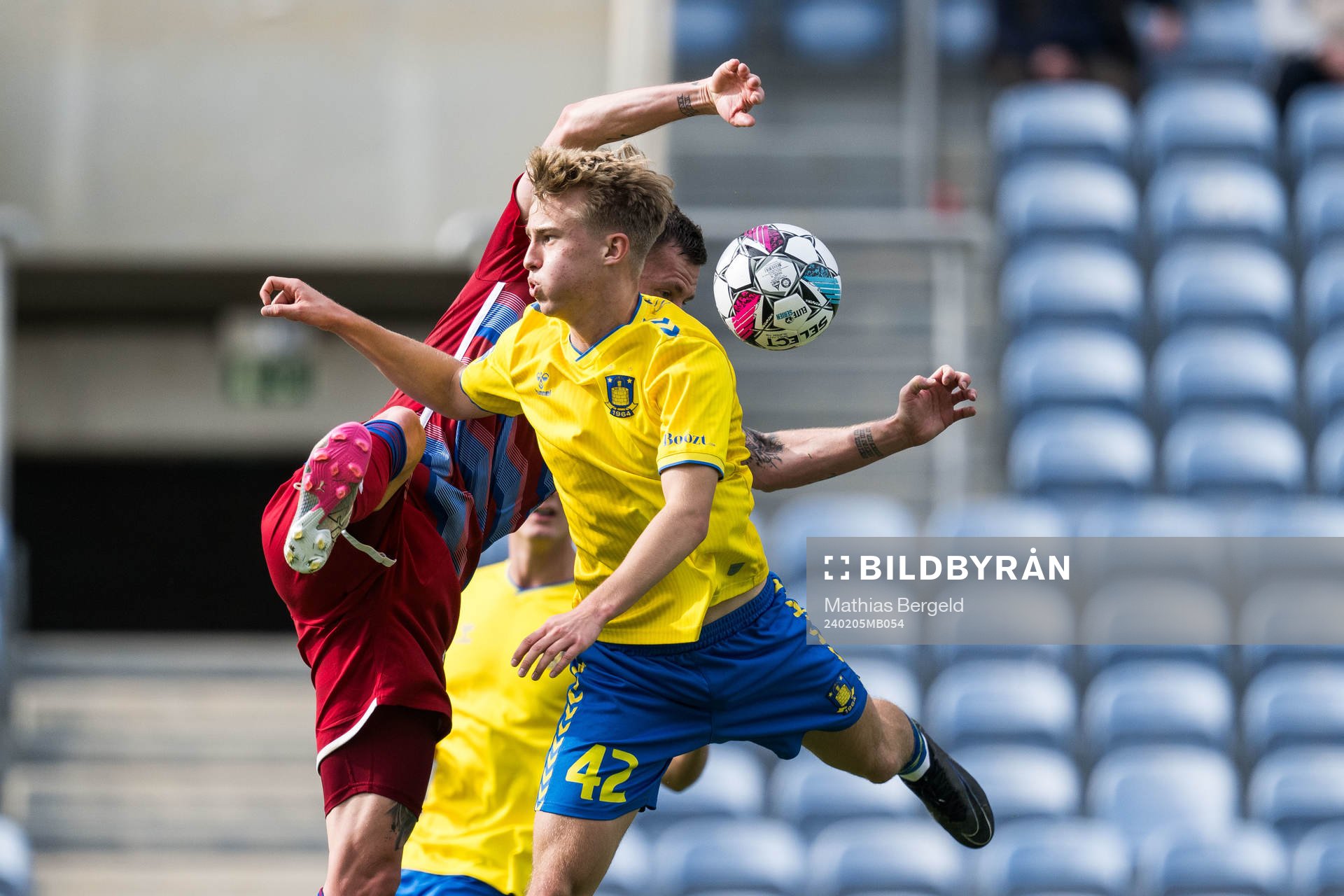 Phillip Söndergaard of Brøndby and Lukas Lerager of FC