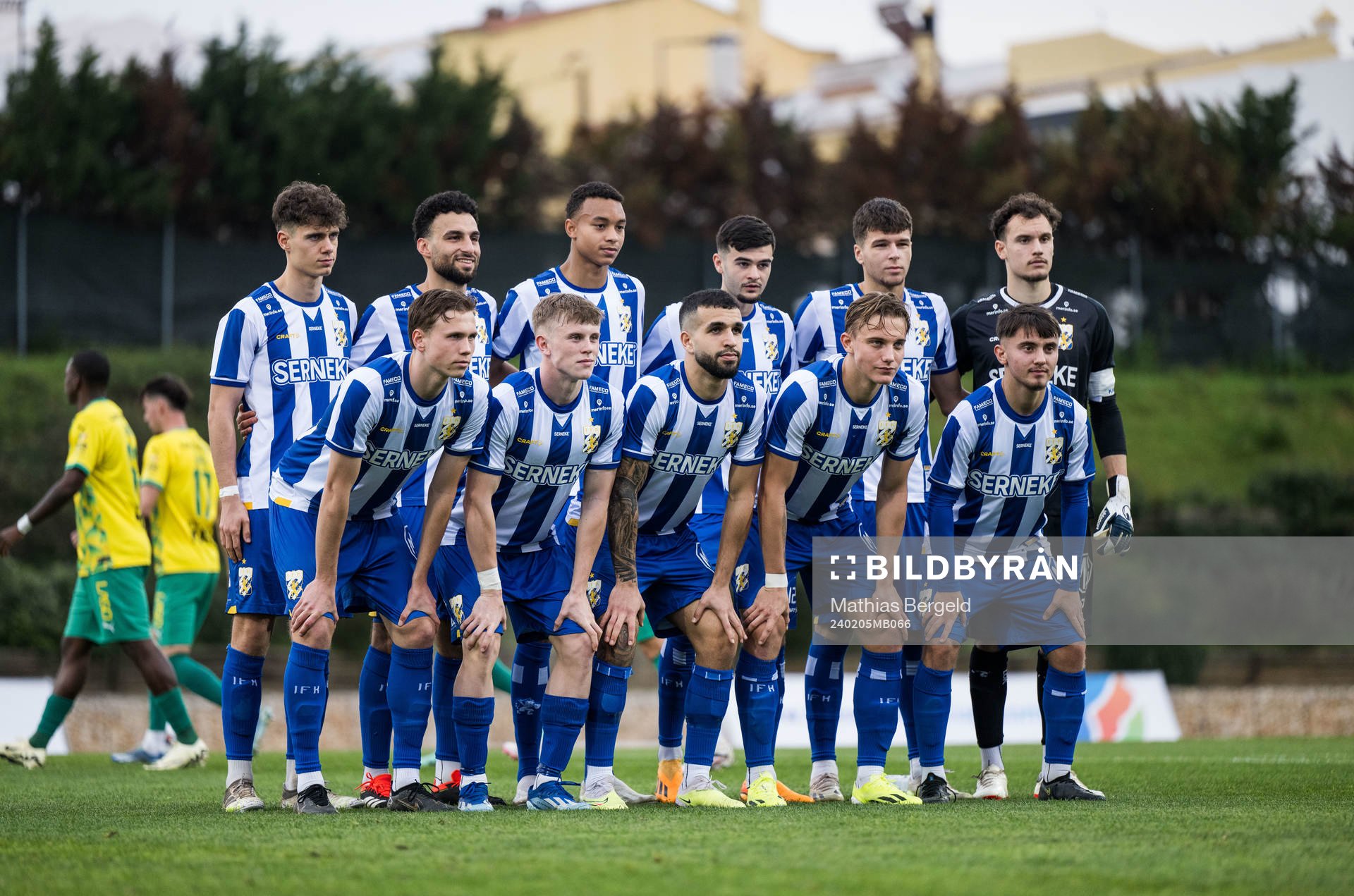 The starting eleven of IFK Göteborg