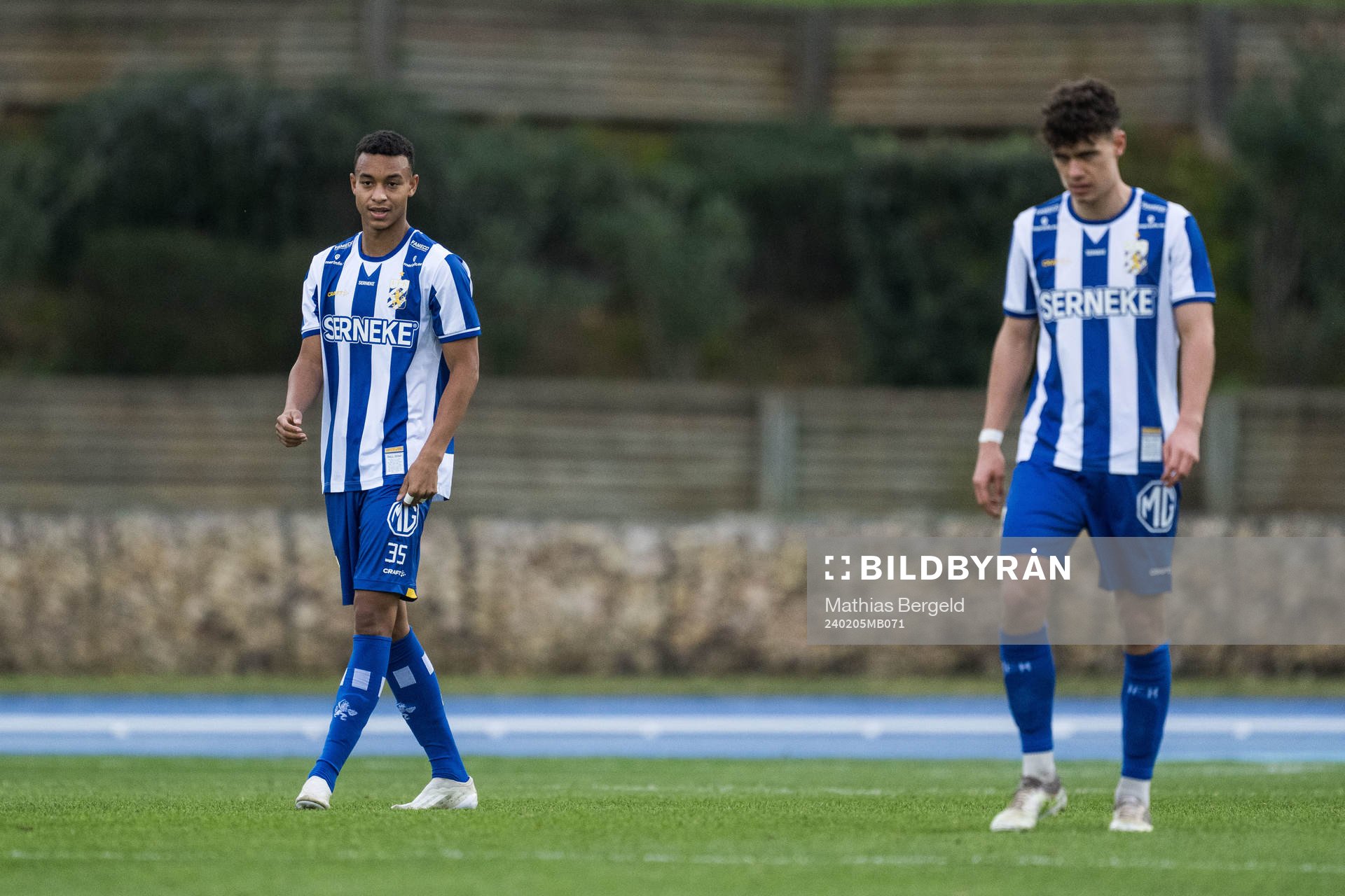Ben Magnusson of IFK Göteborg looks dejected