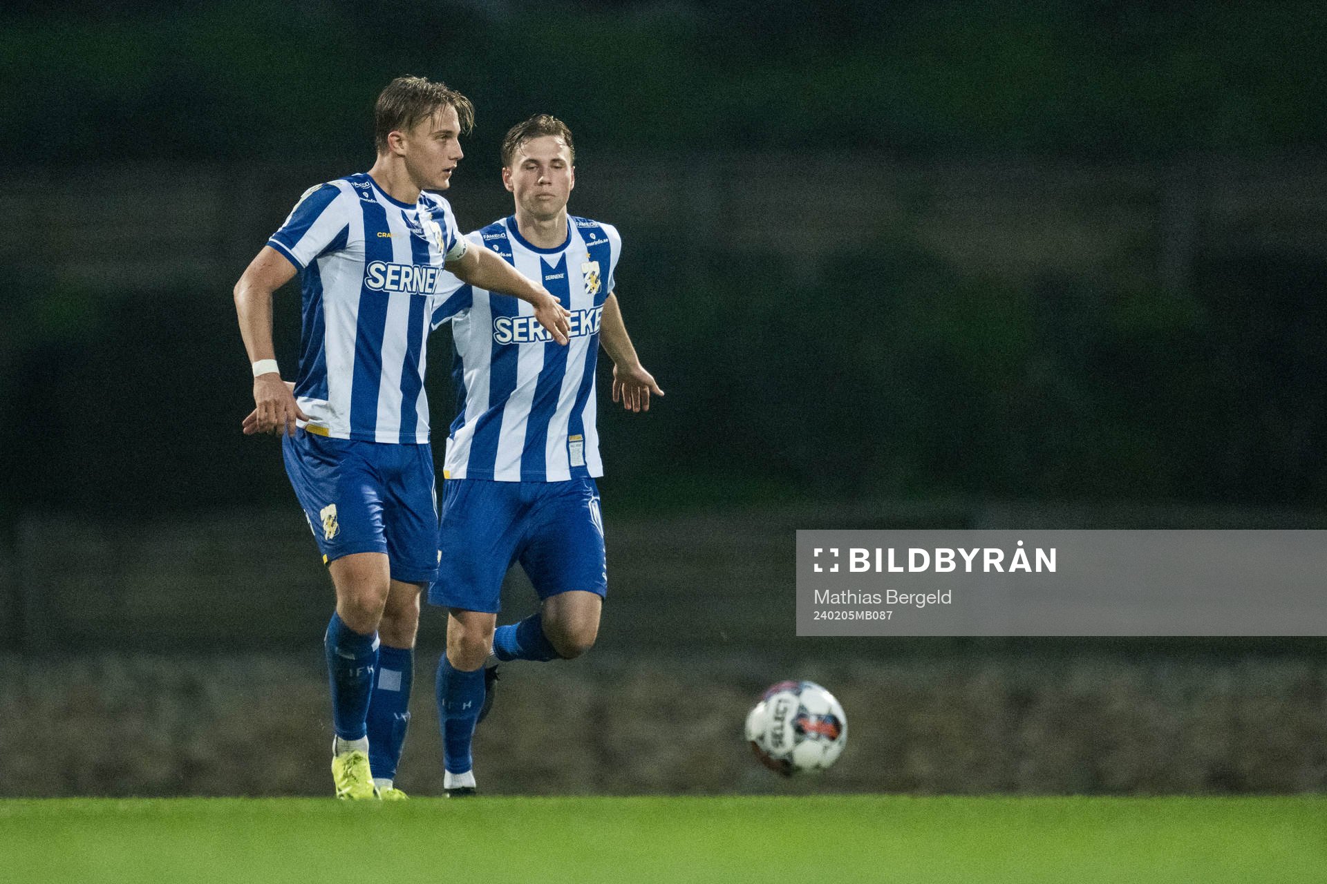 Linus Carlstrand and Vilmer Tyrén of IFK Göteborg