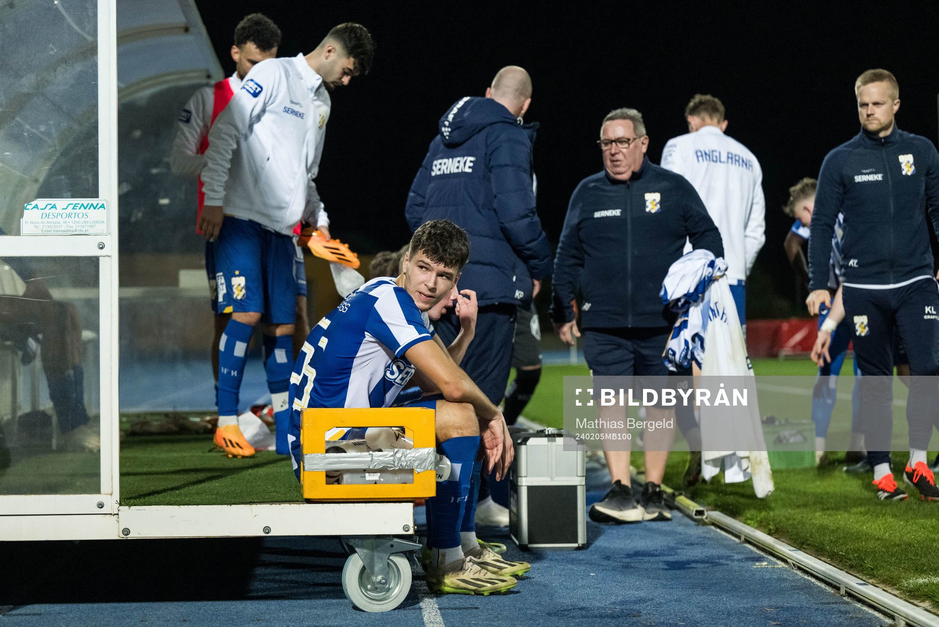 Lion Beqiri of IFK Göteborg looks dejected