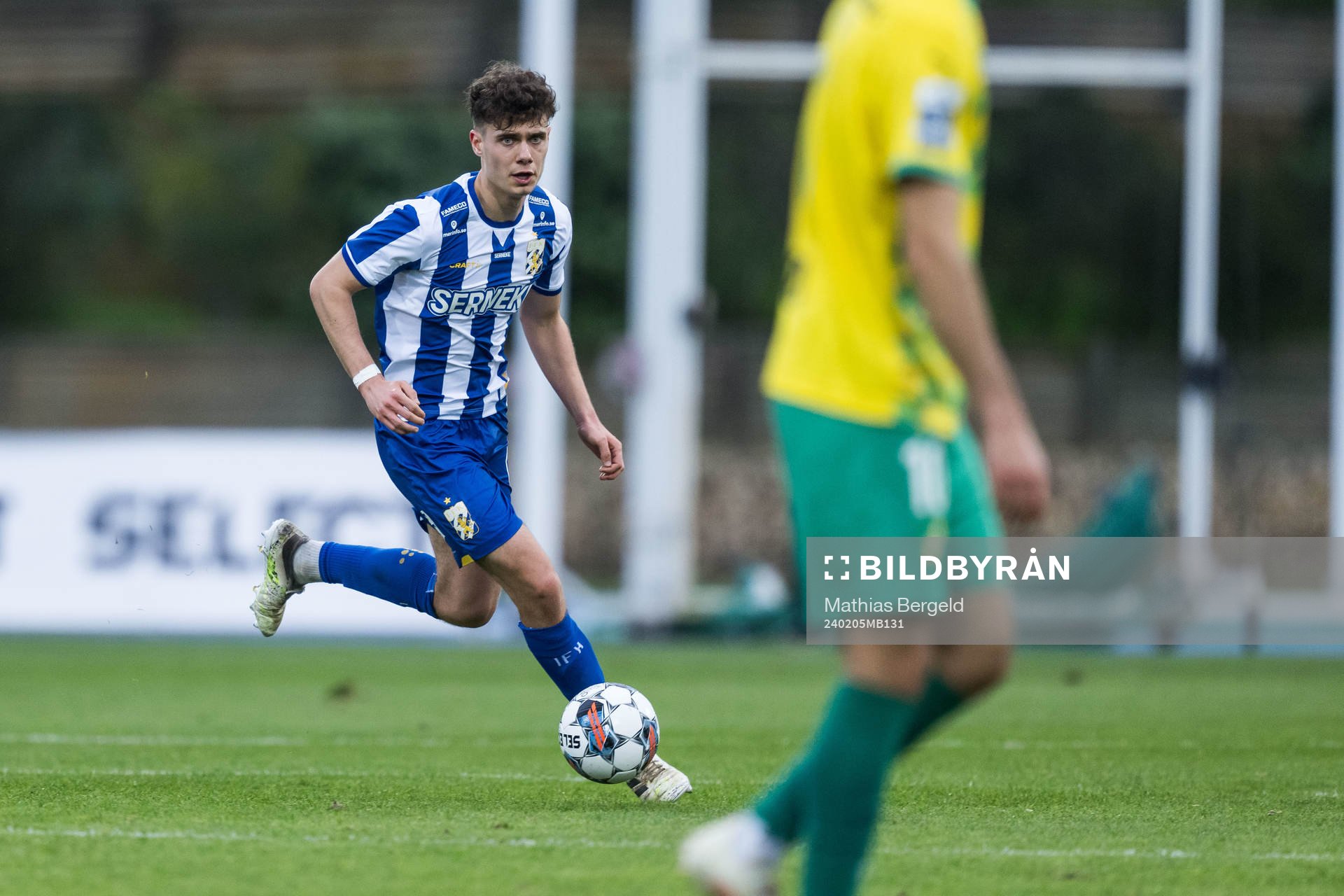 William Sandford of IFK Göteborg during the Atlantic Cup football match between Mafra and IFK Göteborg on February 5, 2024 in Portimao.