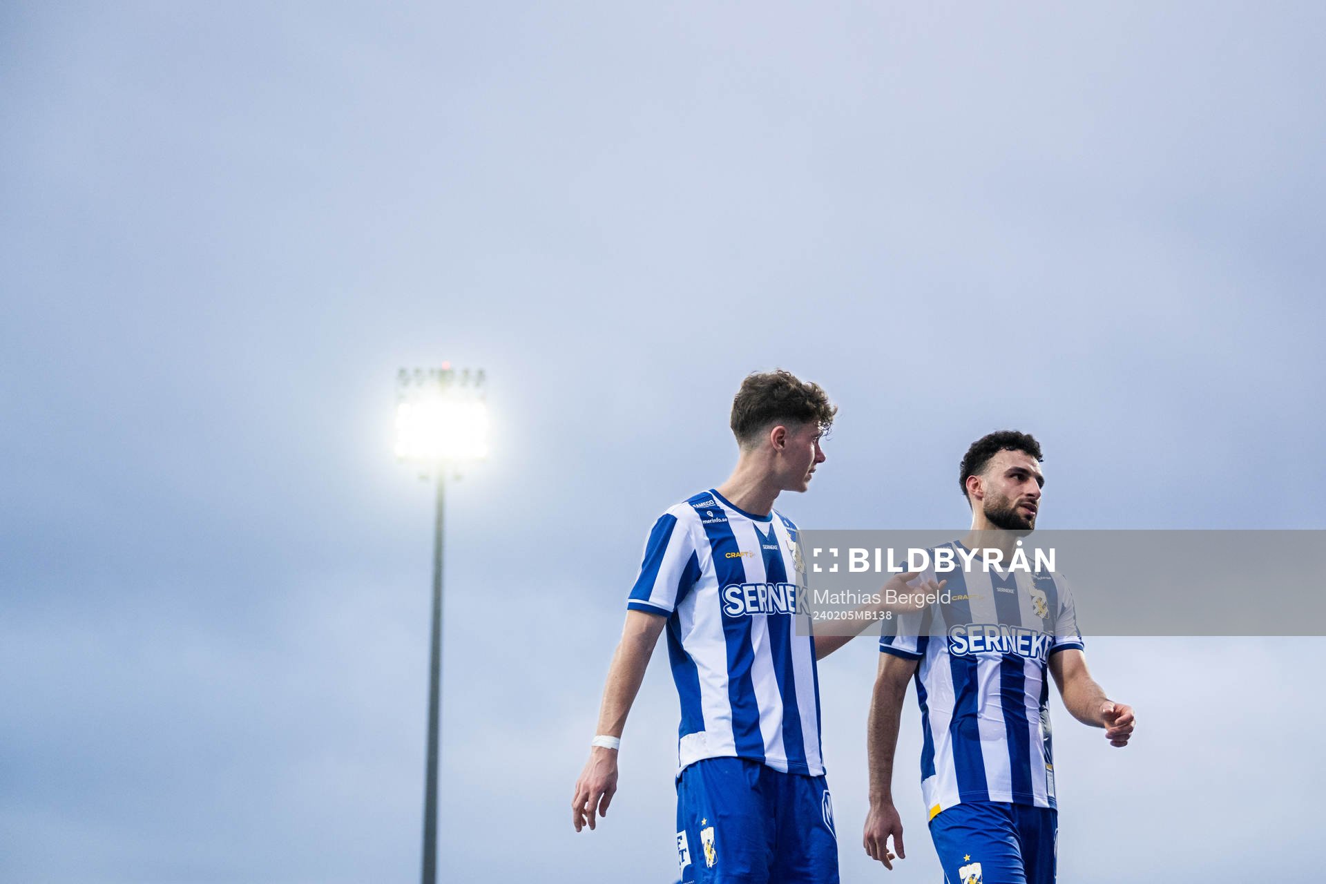 William Sandford and Mohanad Al-Jarah of IFK Göteborg
