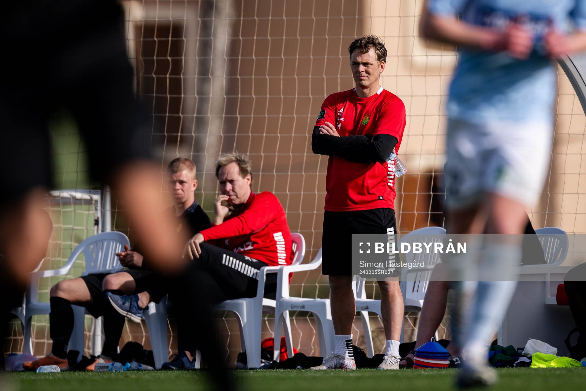 Head coach Fredrik Holmberg of GAIS