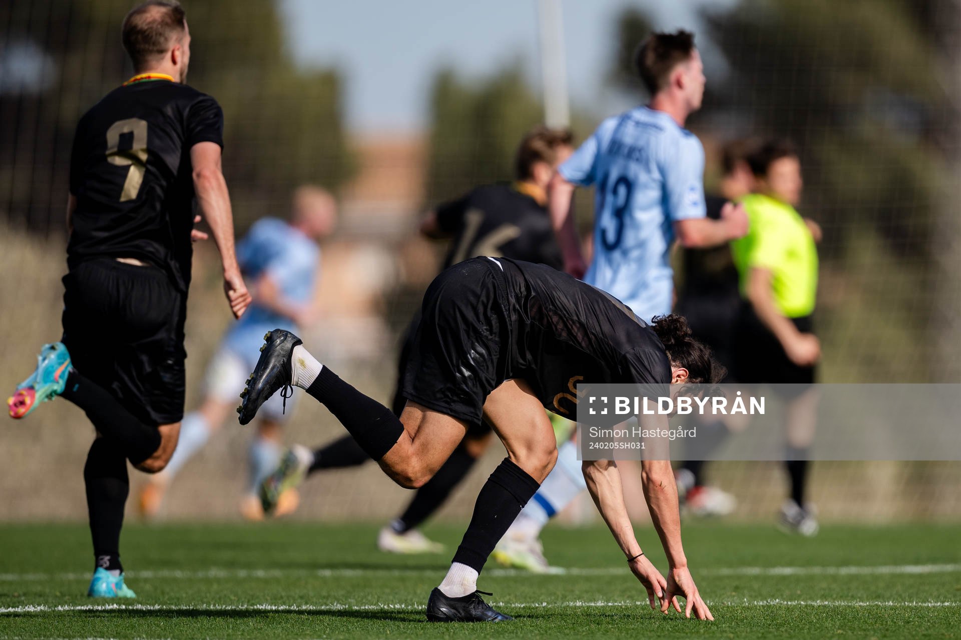 Amin Boudri of GAIS in pain
