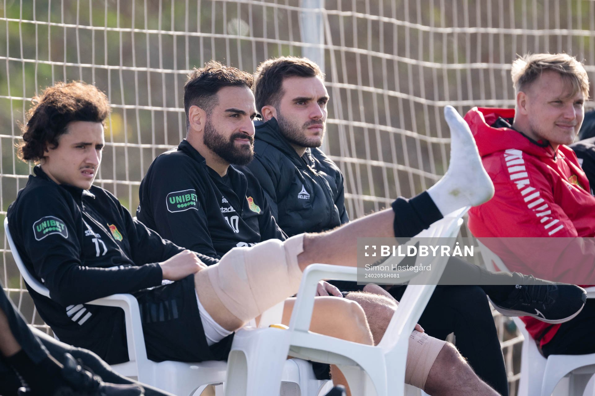 Amin Boudri , Mervan Celik and Egzon Binaku of GAIS
