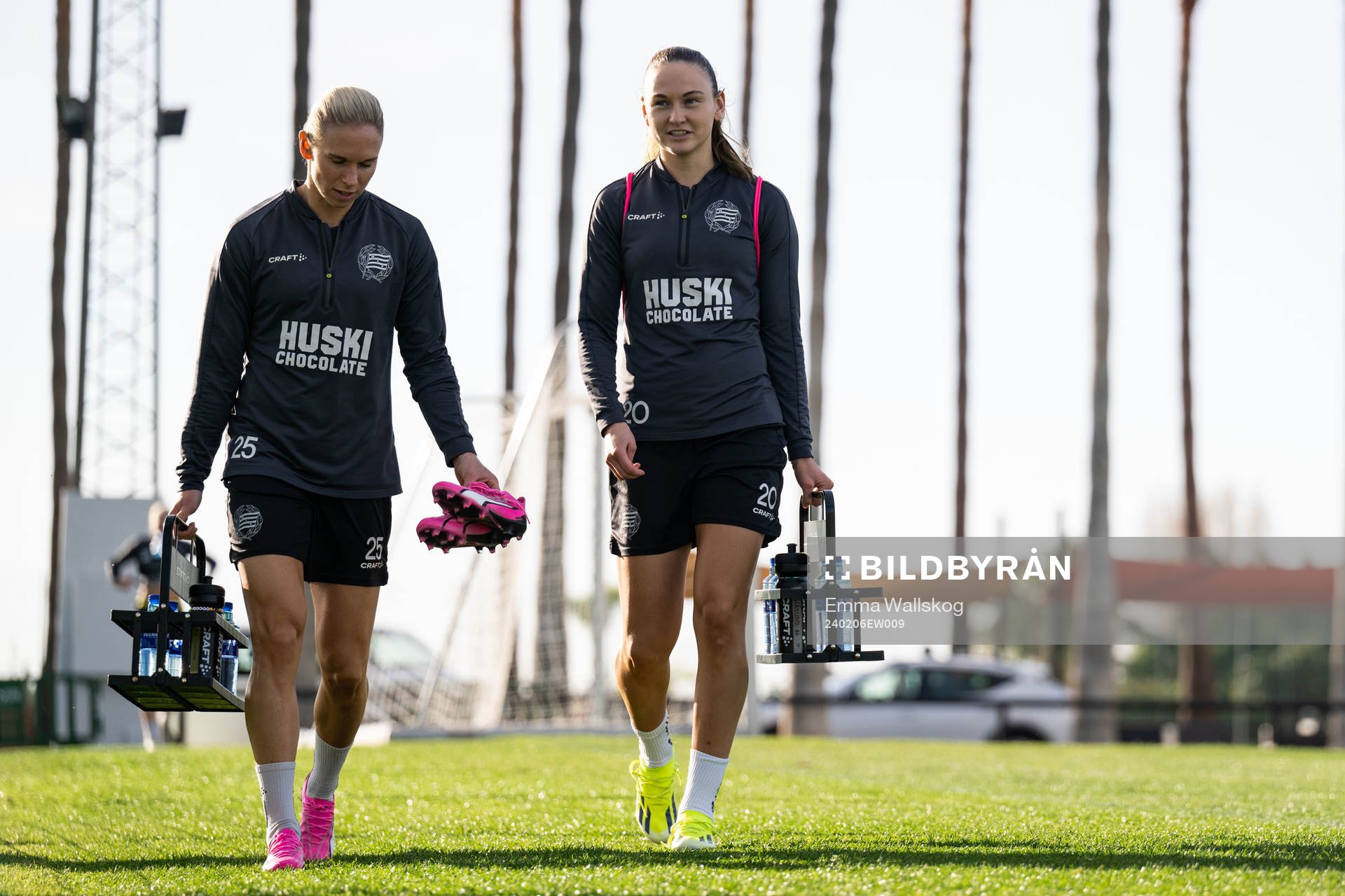 Hammarbys Jonna Andersson och Vilde Hasund
