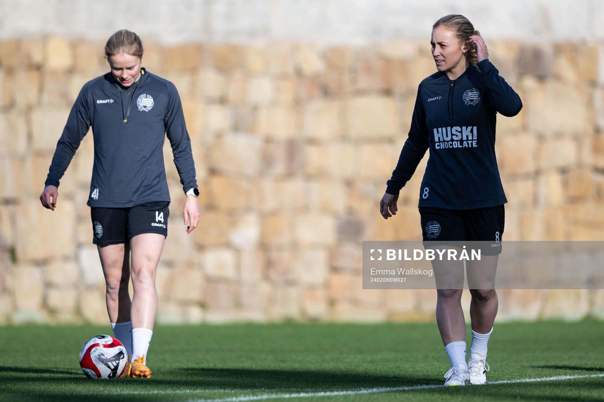 Hammarbys Julie Blakstad och Ellen Gibson