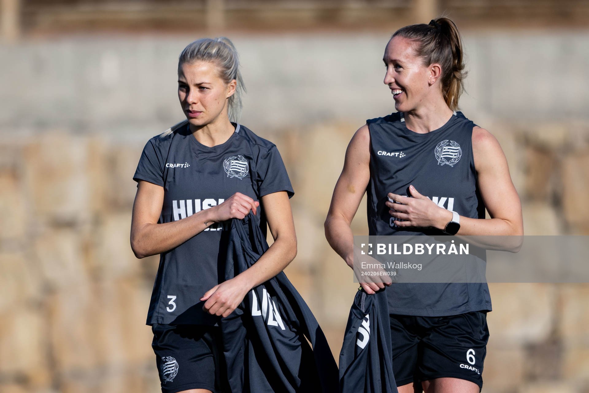 Hammarbys Lotta Ökvist och Julia Roddar