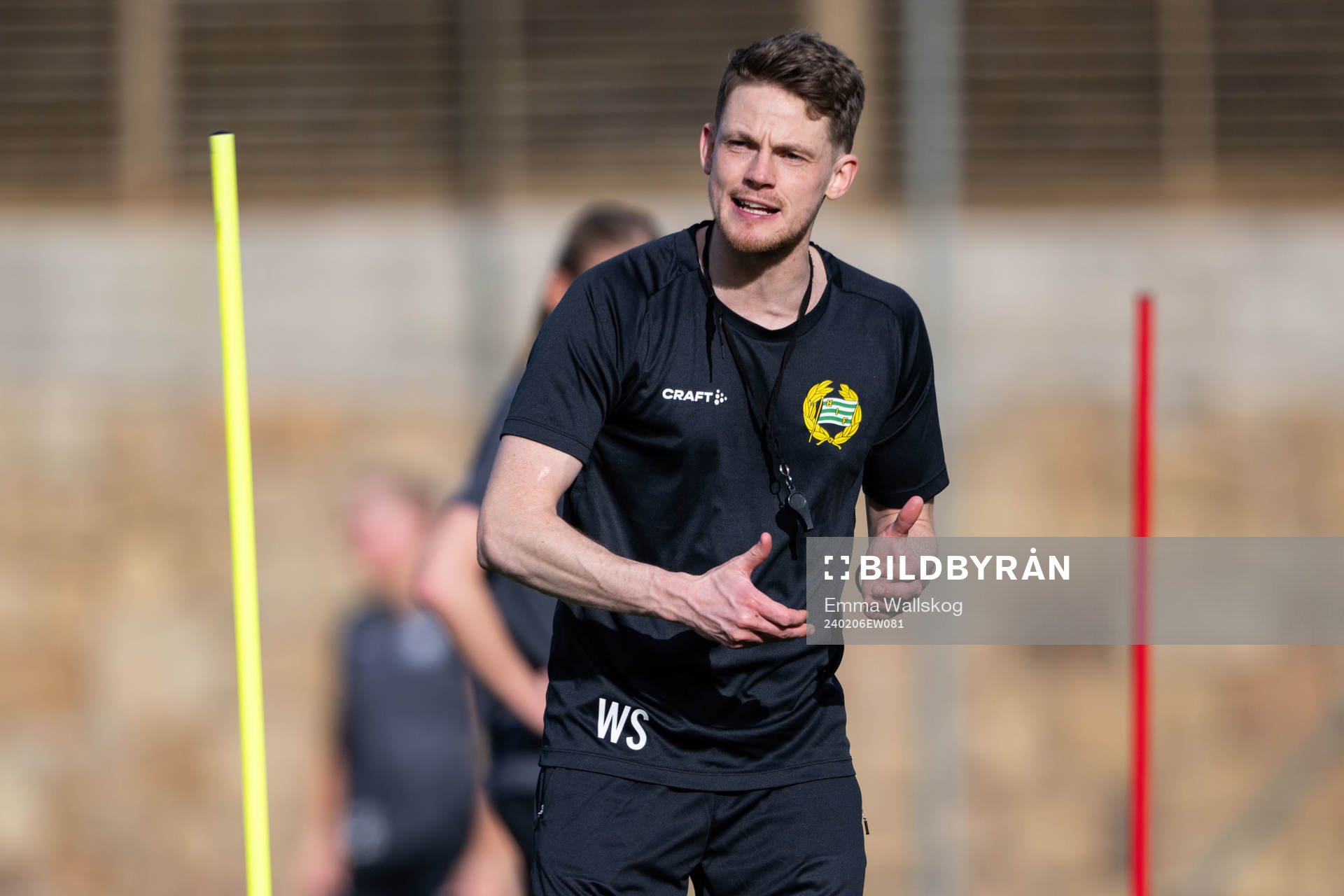 Hammarbys assisterande tränare William Strömberg