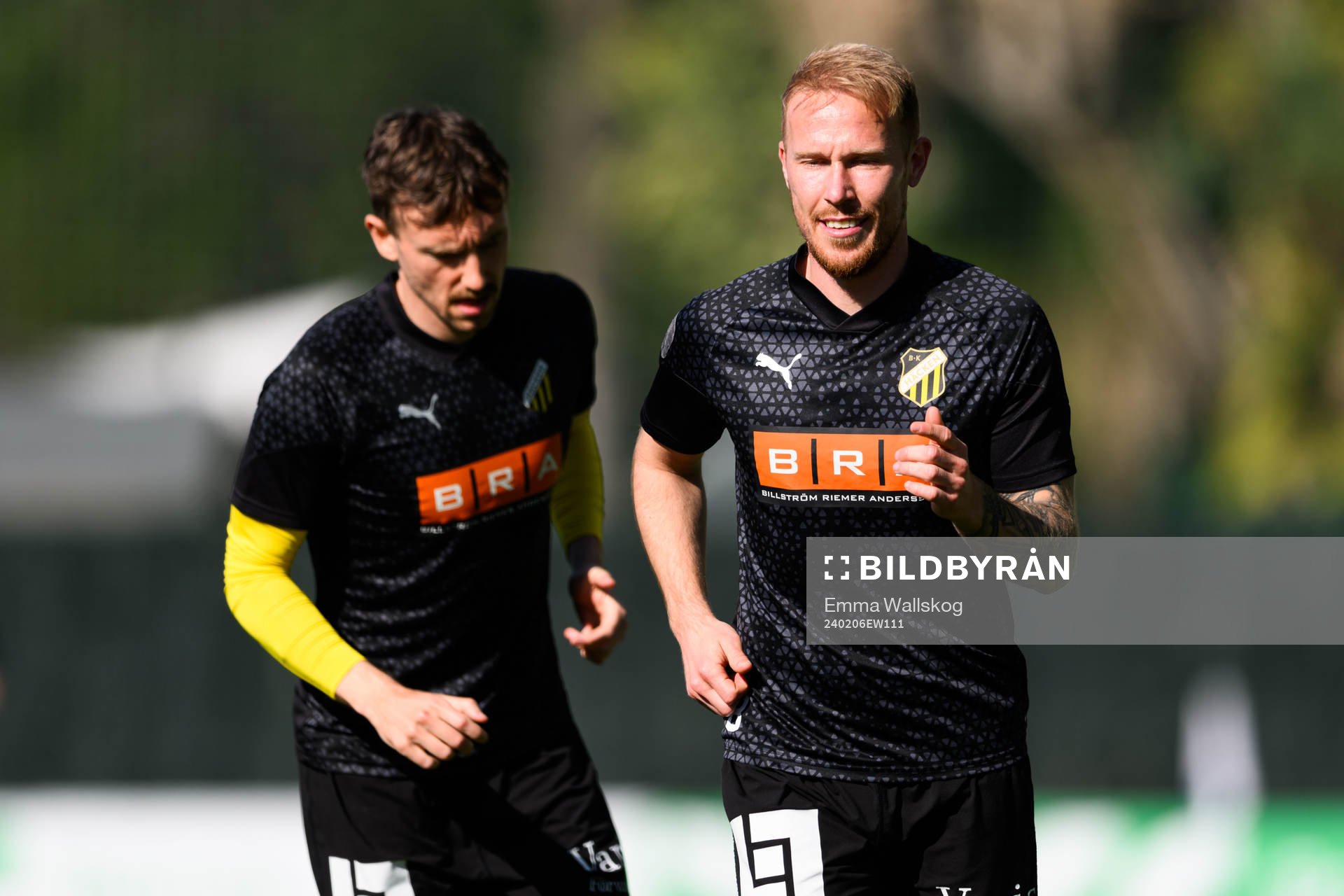 Simon Sandberg and Mikkel Rygaard Jensen of Häcken