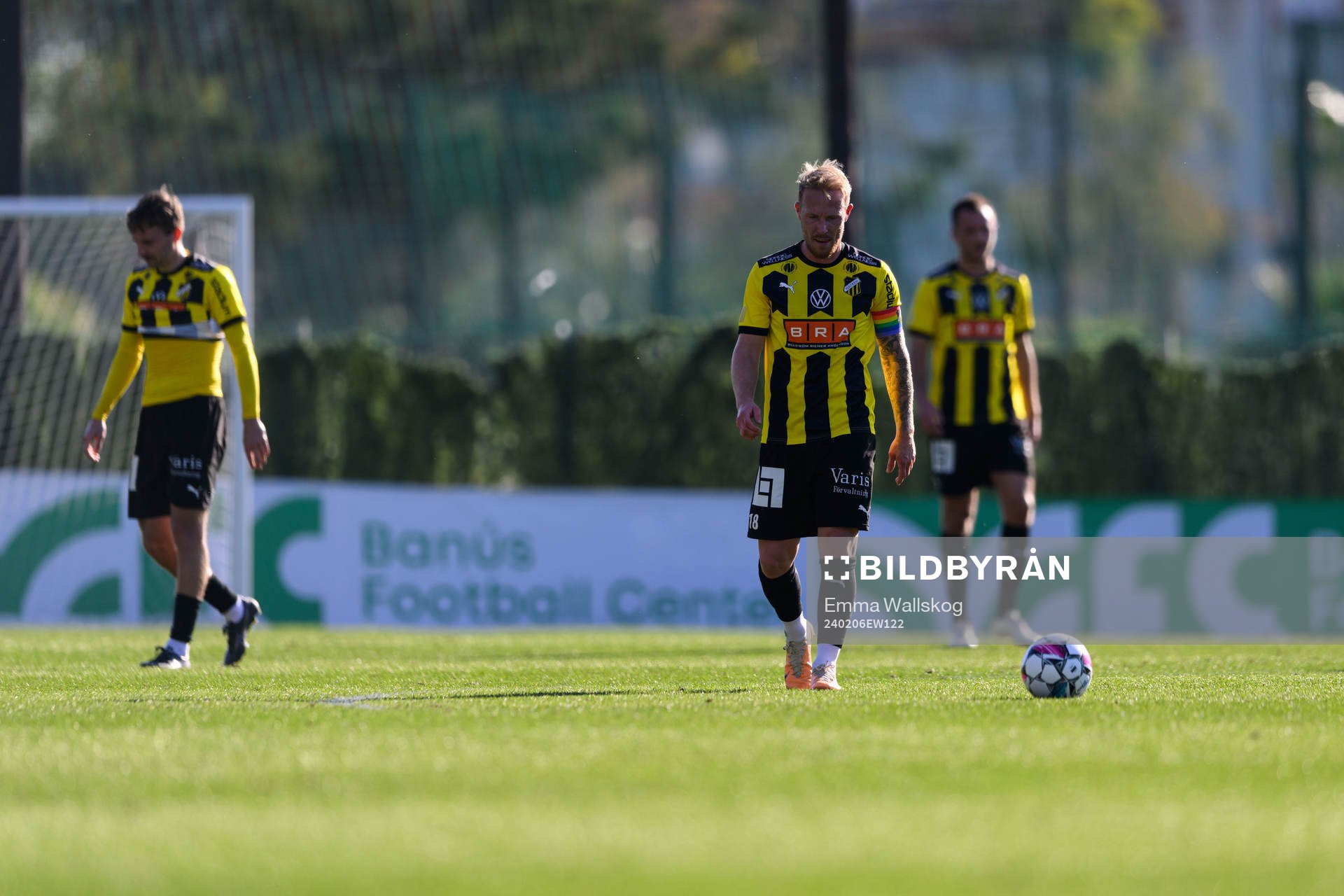 Mikkel Rygaard Jensen of Häcken looks dejected