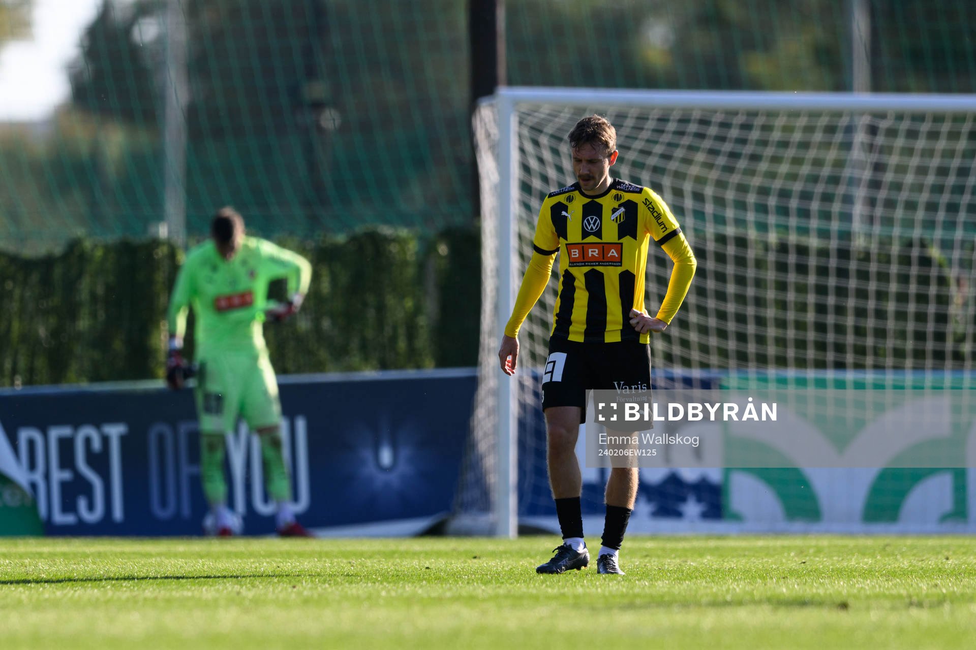 Simon Sandberg of Häcken looks dejected