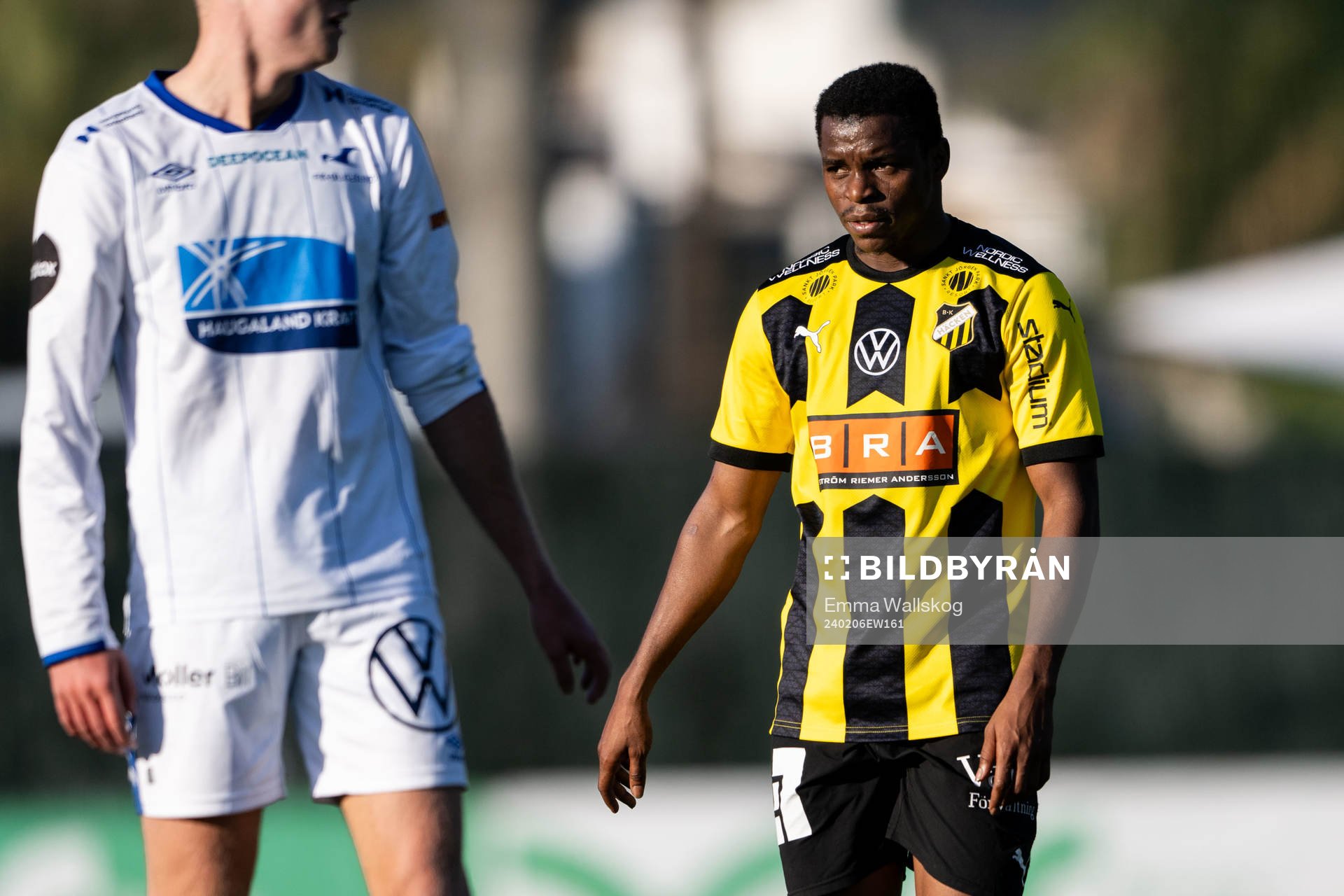 Abdulrazaq Ishaq of Häcken looks dejected