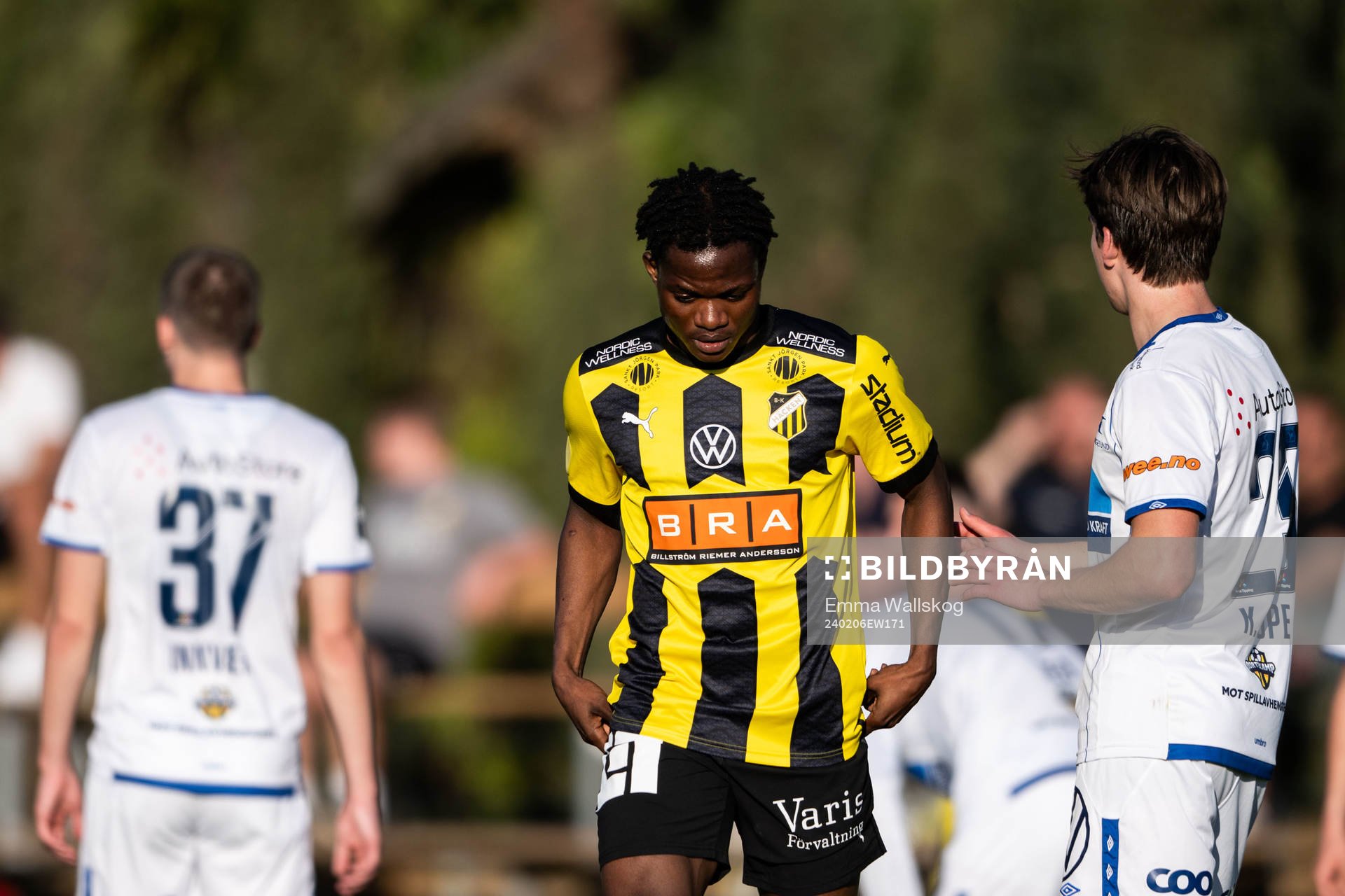 Severin Nioule of Häcken looks dejected