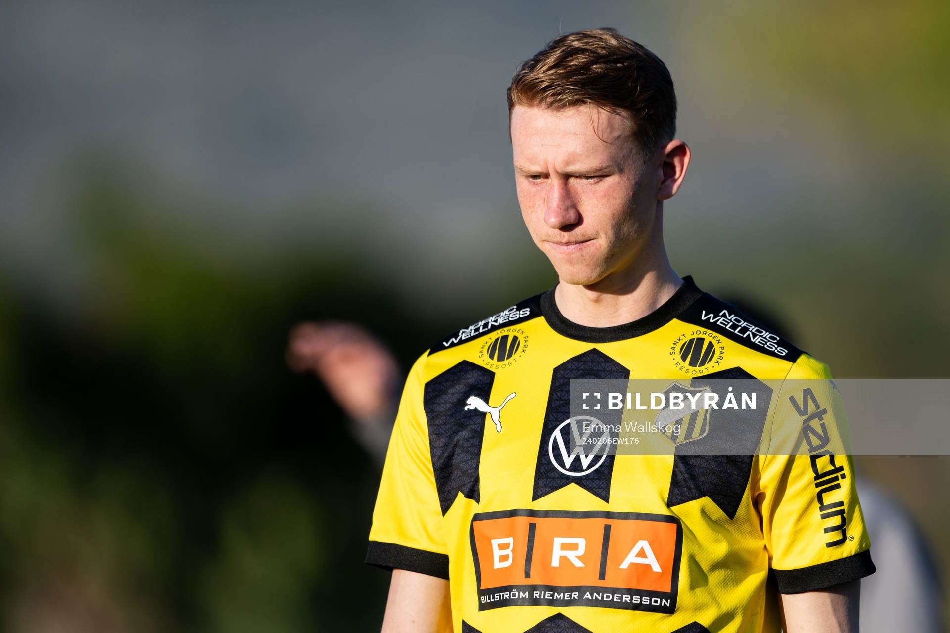 Julius Lindberg of Häcken looks dejected