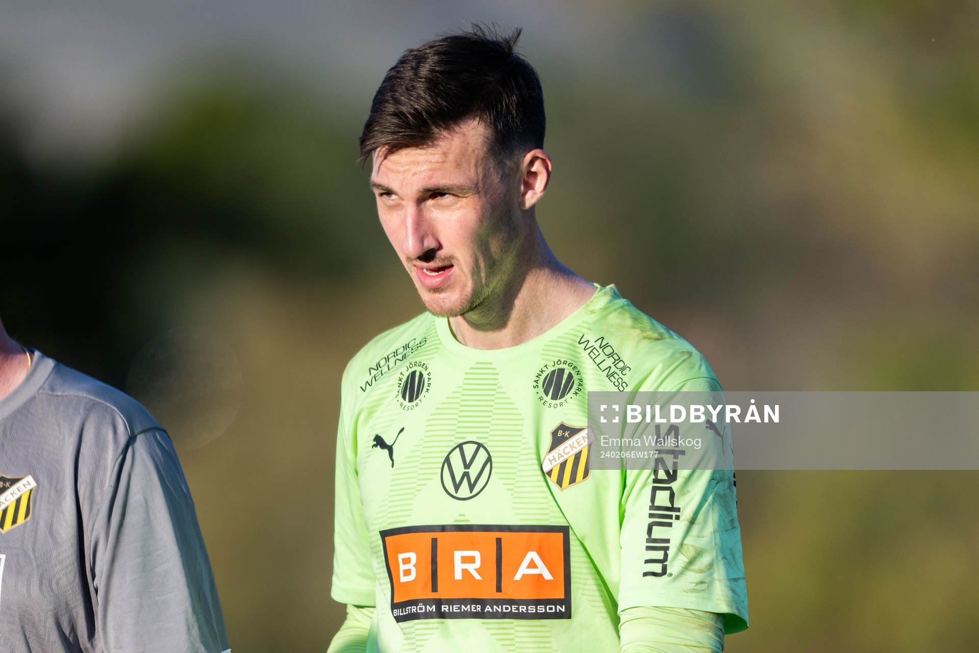 Goalkeeper Andreas Linde of Häcken looks dejected