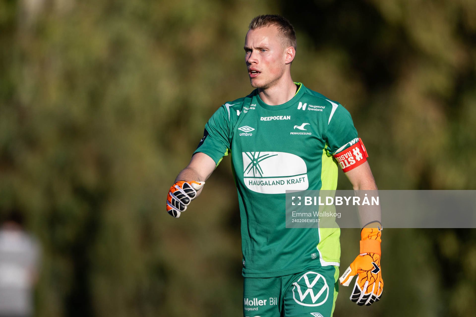 goalkeeper Amund Wichne of Haugesund