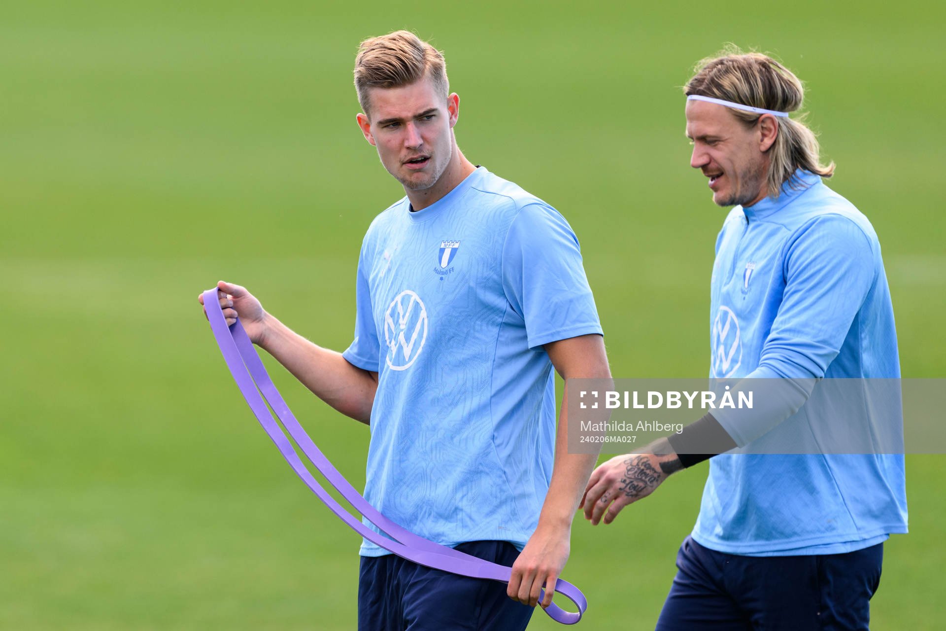 Malmö FFs målvakt Mathias Nilsson och målvakt Johan