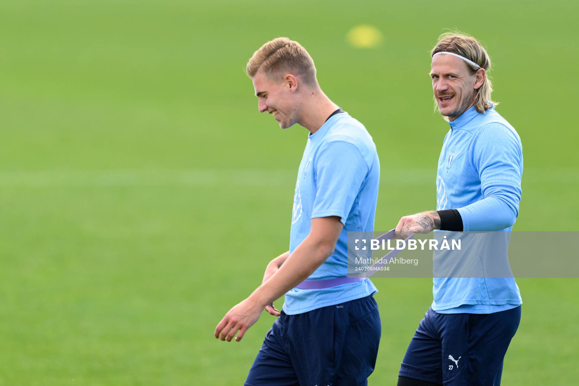 Malmö FFs målvakt Mathias Nilsson och målvakt Johan
