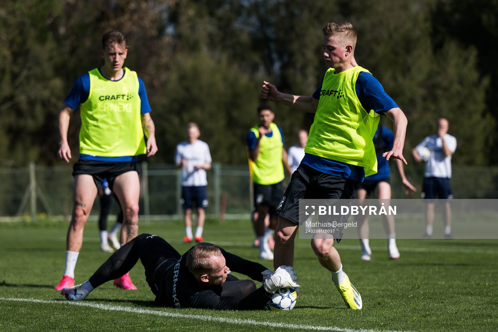 IFK Göteborgs målvakt Pontus Dahlberg och Benjamin