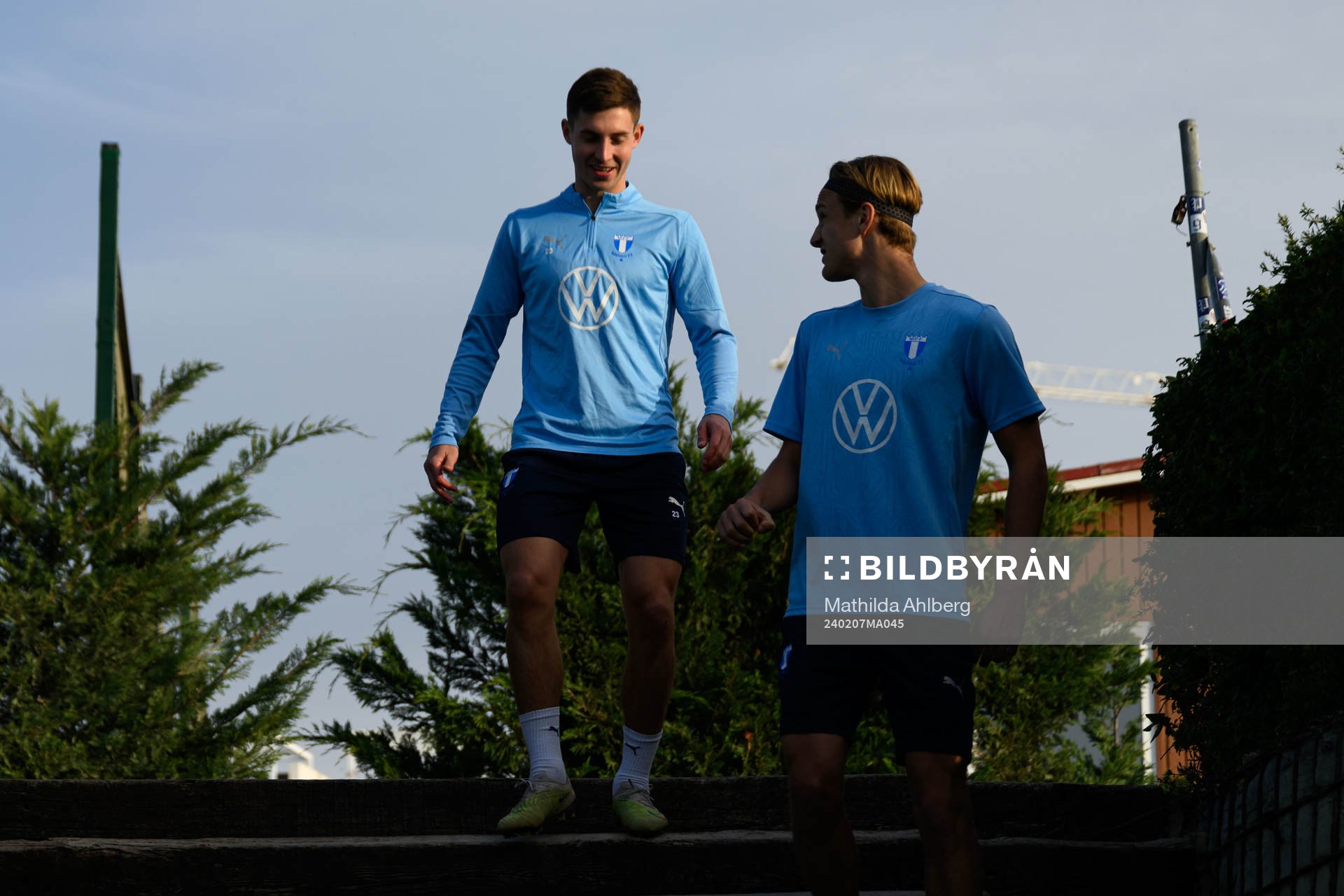 Malmö FFs Lasse Berg Johnsen och Erik Botheim