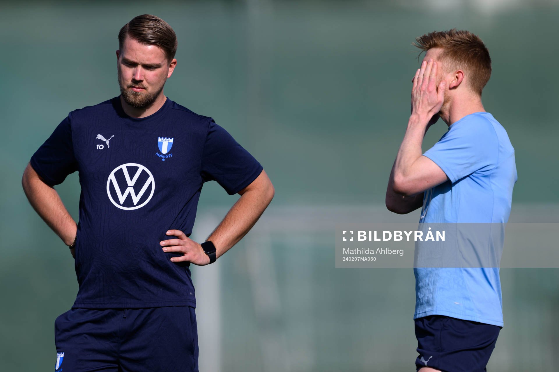 Malmö FFs assisterande tränare Theodor Olsson och Anders