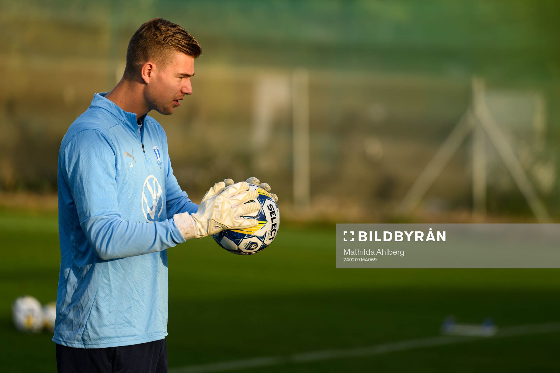Malmö FFs målvakt Mathias Nilsson