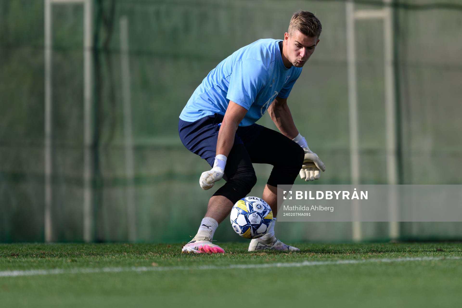 Malmö FFs målvakt Mathias Nilsson
