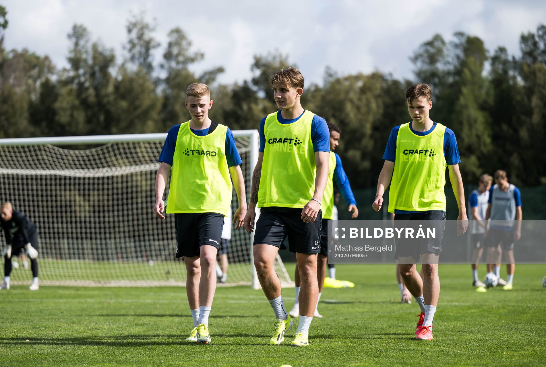 IFK Göteborgs Benjamin Brantlind, Linus Carlstrand och