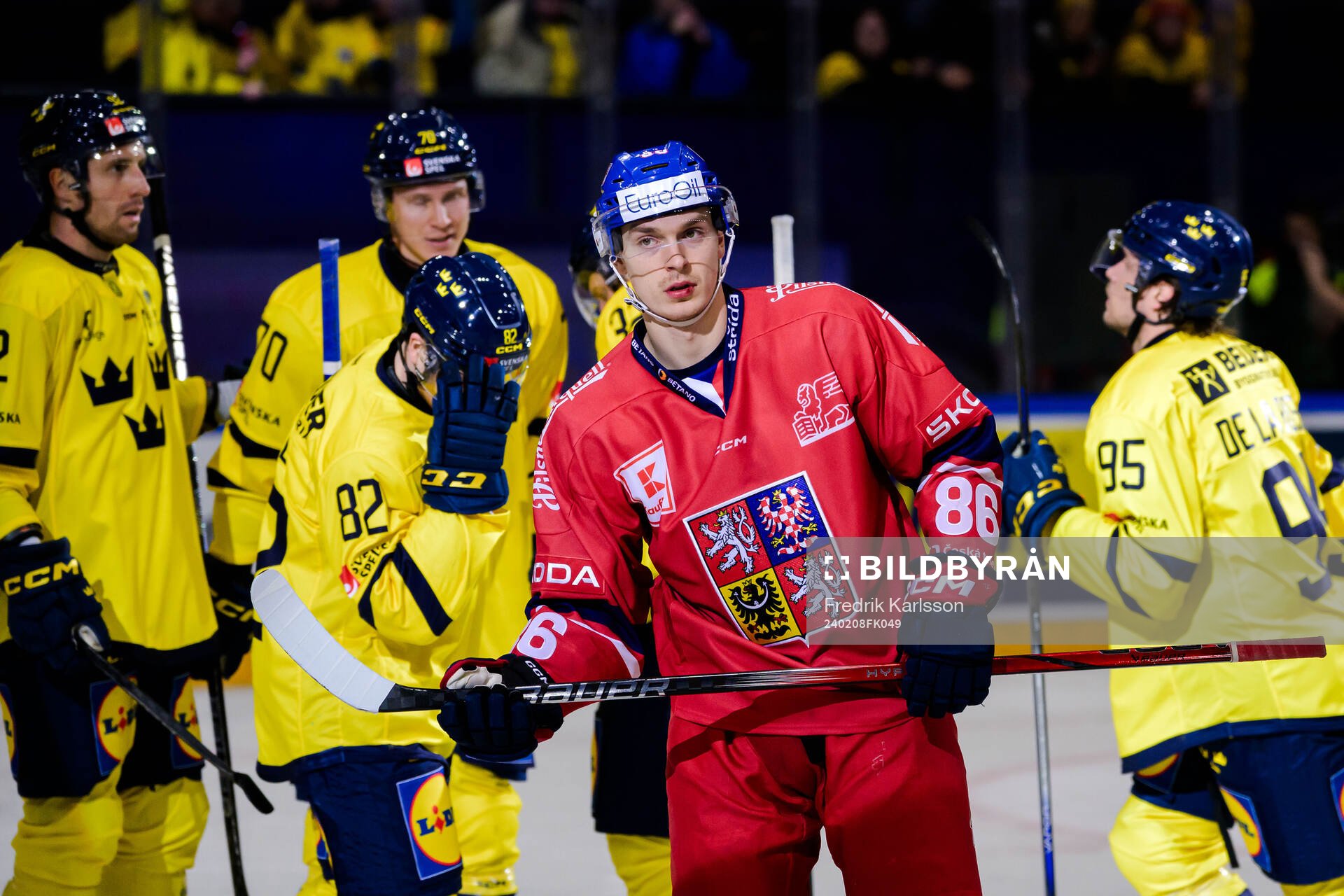 Lukas Jasek of Czech Republic looks dejected